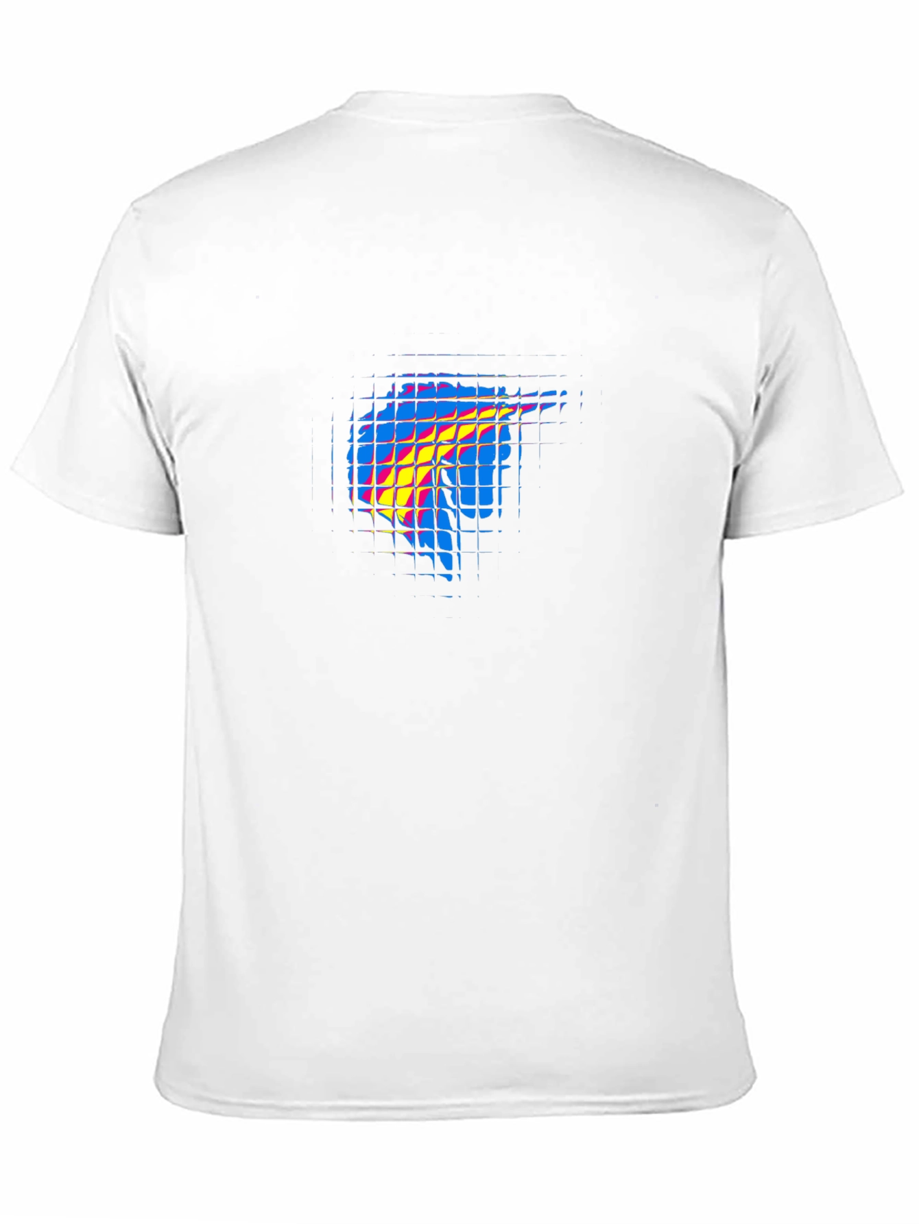 Abstract Flame Graphic Black T-Shirt