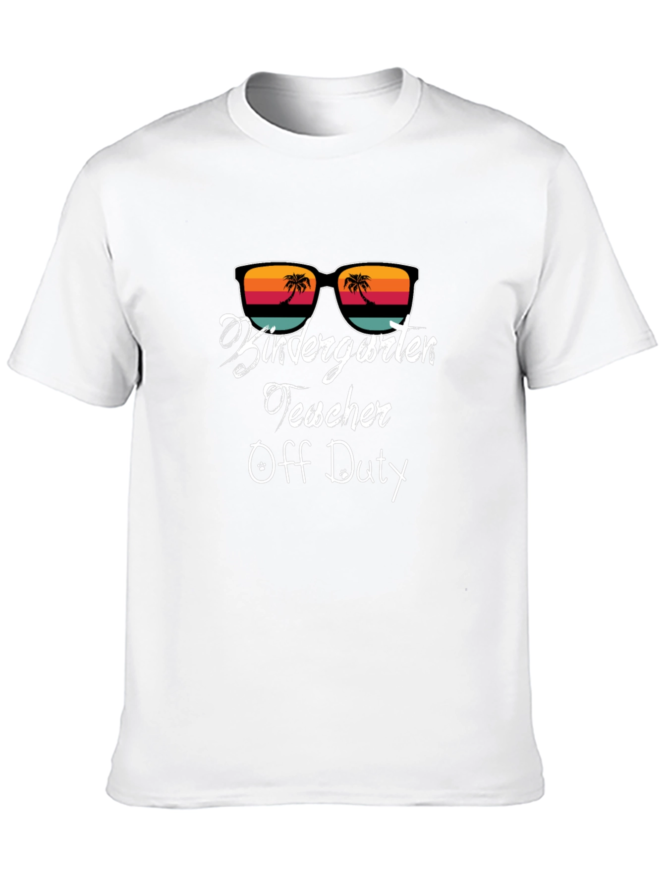 Kindergarten Teacher Off Duty Black T-Shirt