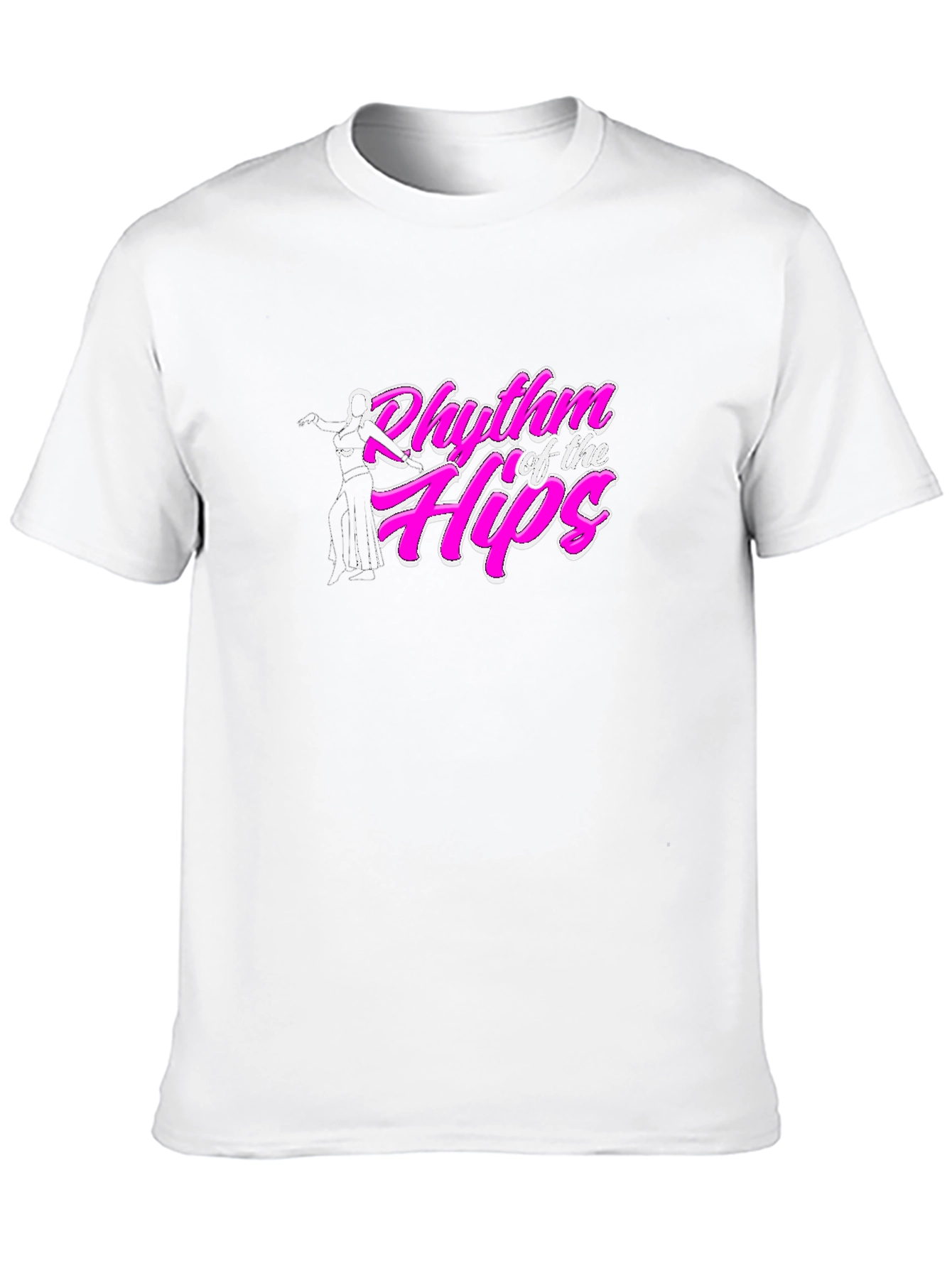 Rhythm of the Hips Black T-Shirt Dance Tee