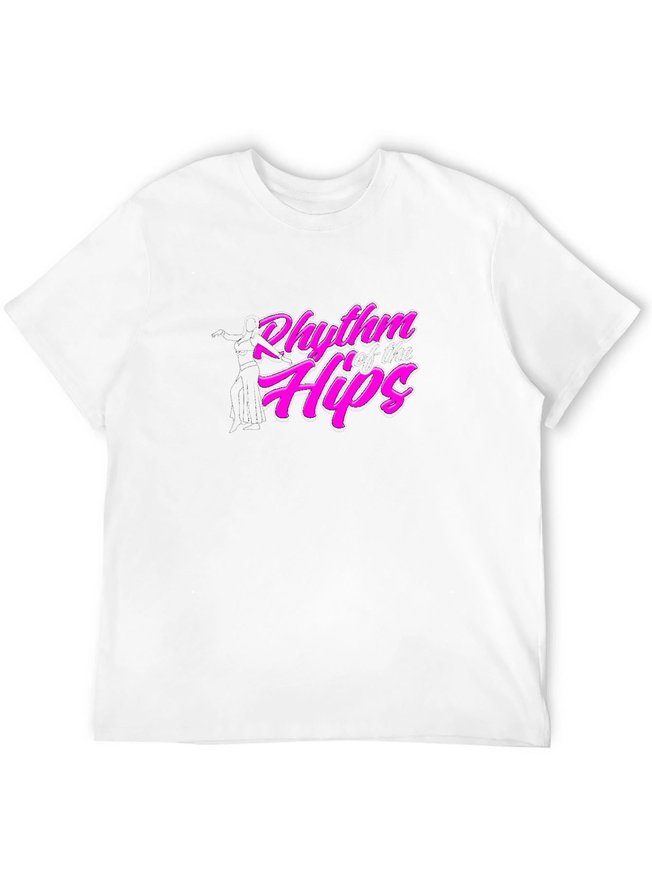 Rhythm of the Hips Black T-Shirt Dance Tee
