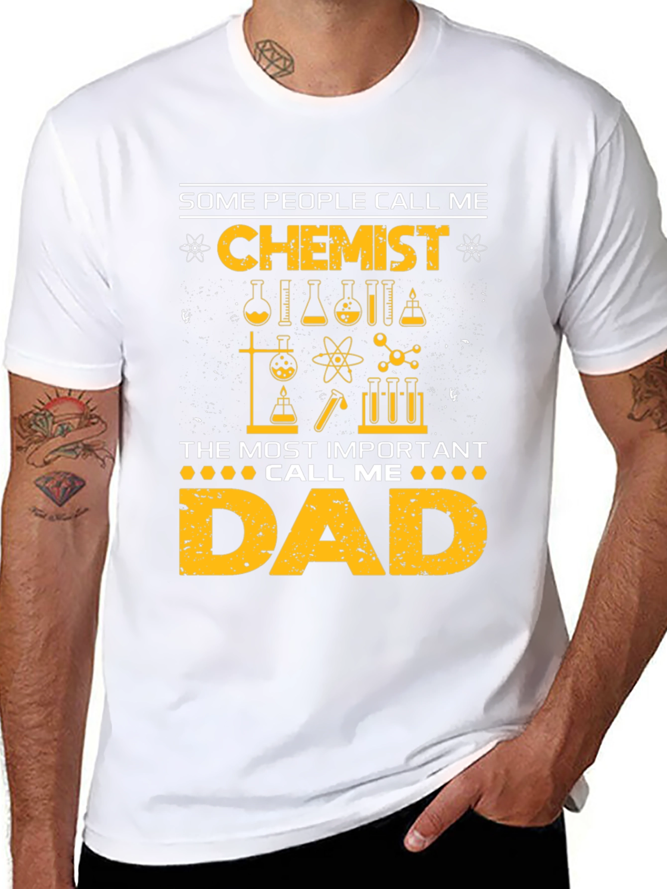 Chemist Dad T-Shirt - Science Fathers Day Gift