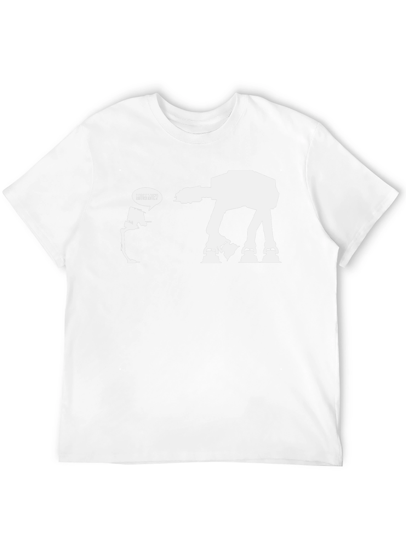 Star Wars AT-AT Mommie? Black T-Shirt