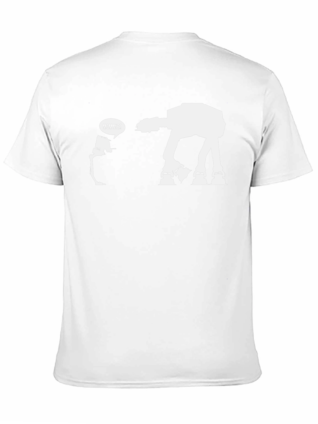 Star Wars AT-AT Mommie? Black T-Shirt