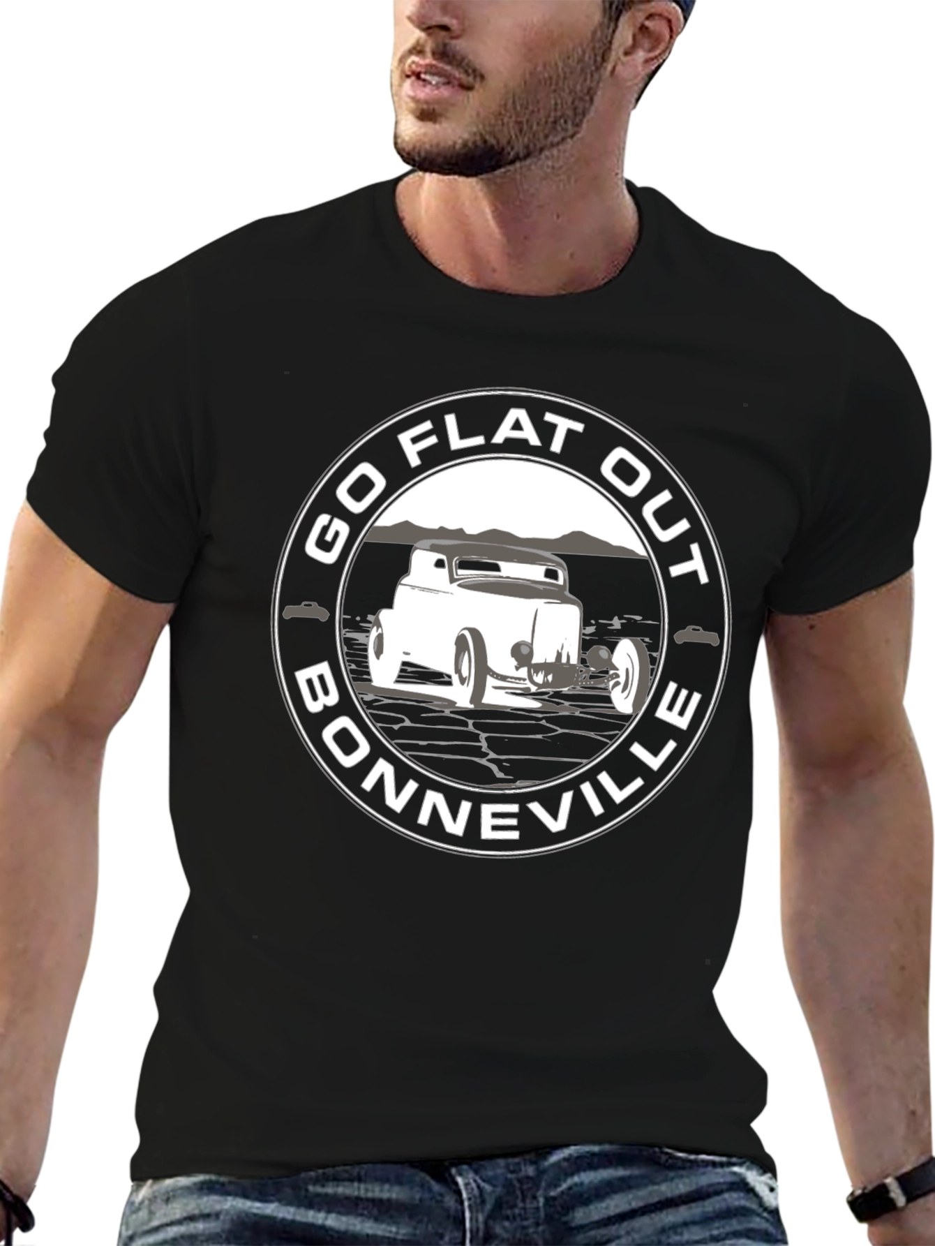 Go Flat Out Bonneville Graphic Tee