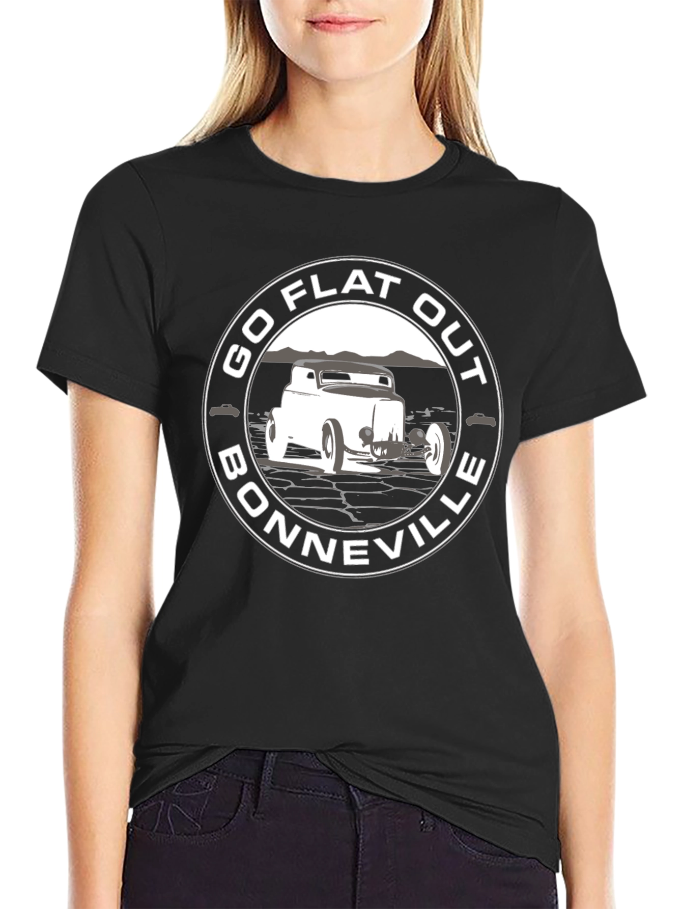 Go Flat Out Bonneville Graphic Tee
