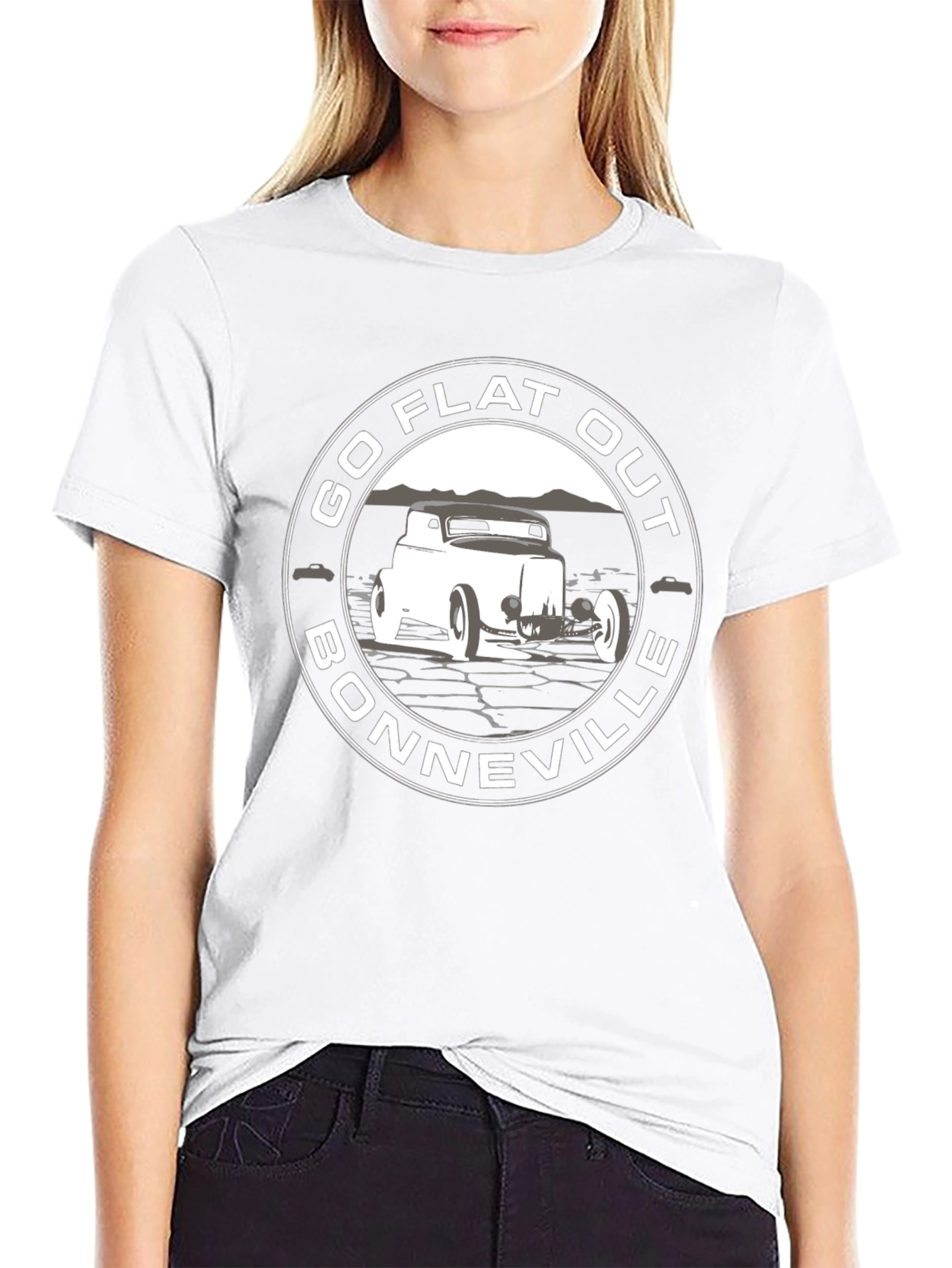 Go Flat Out Bonneville Graphic Tee