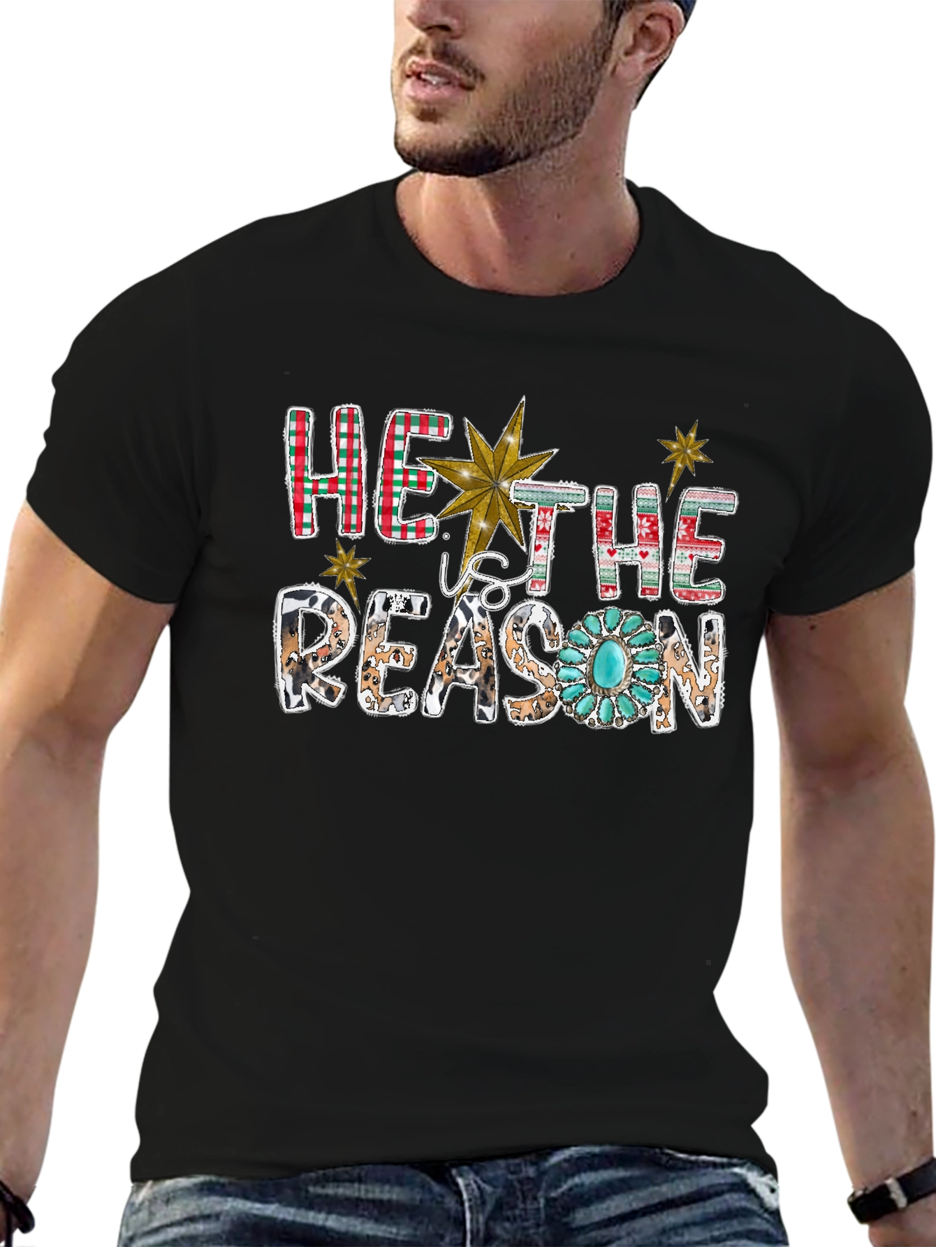 He is the Reason Christmas Graphic Tee