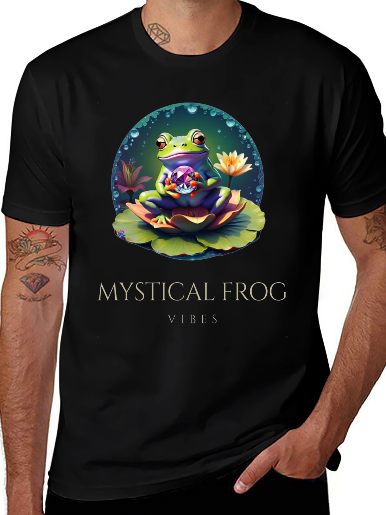 Mystical Frog Vibes T-Shirt
