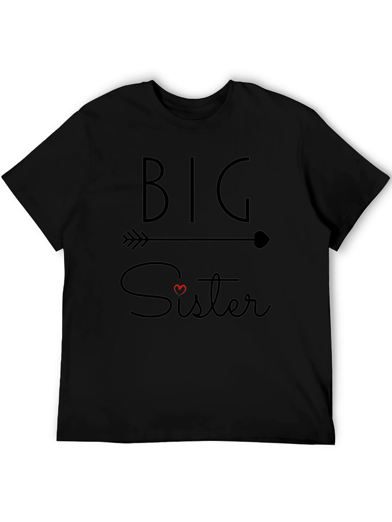 Big Sister Arrow T-Shirt - Cute Matching Family Tee