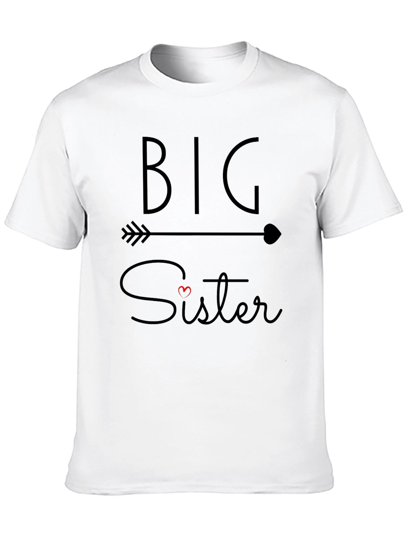 Big Sister Arrow T-Shirt - Cute Matching Family Tee