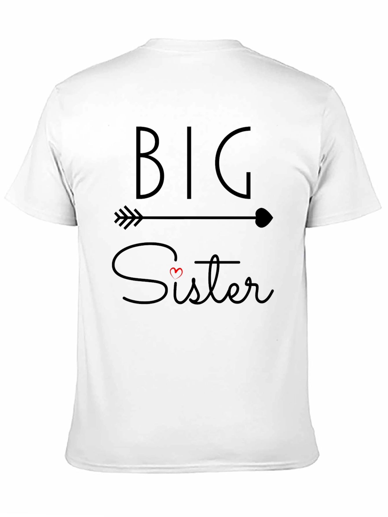 Big Sister Arrow T-Shirt - Cute Matching Family Tee