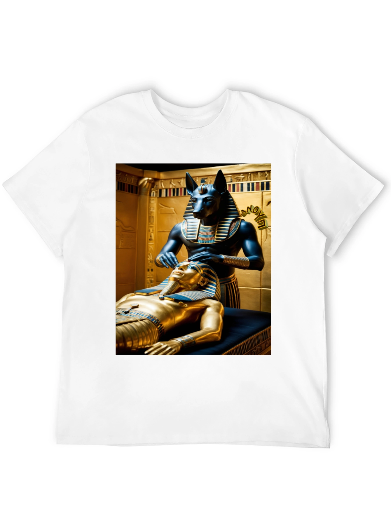 Anubis Pharaoh T-Shirt - Egyptian Mythology Graphic Tee