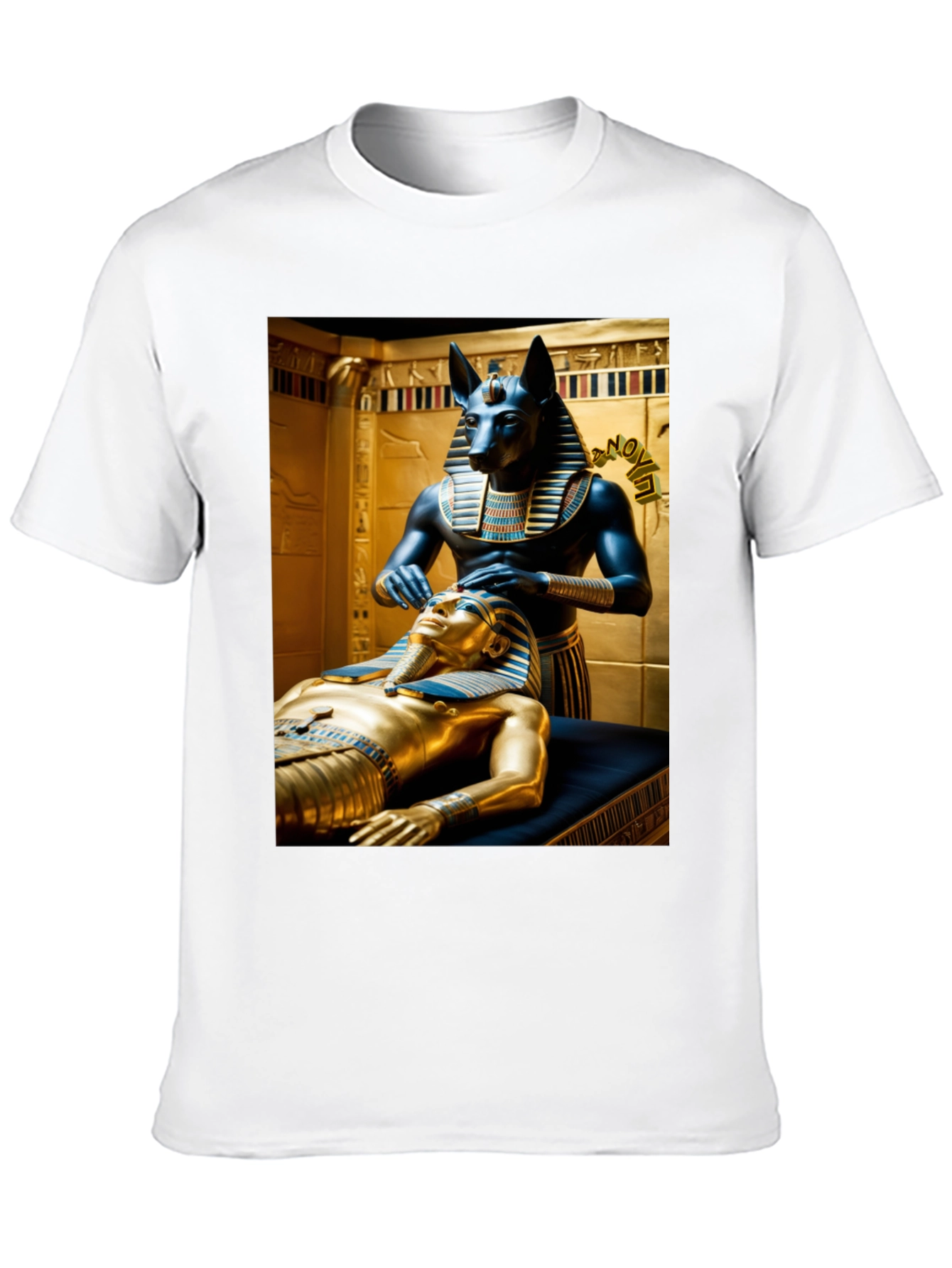 Anubis Pharaoh T-Shirt - Egyptian Mythology Graphic Tee