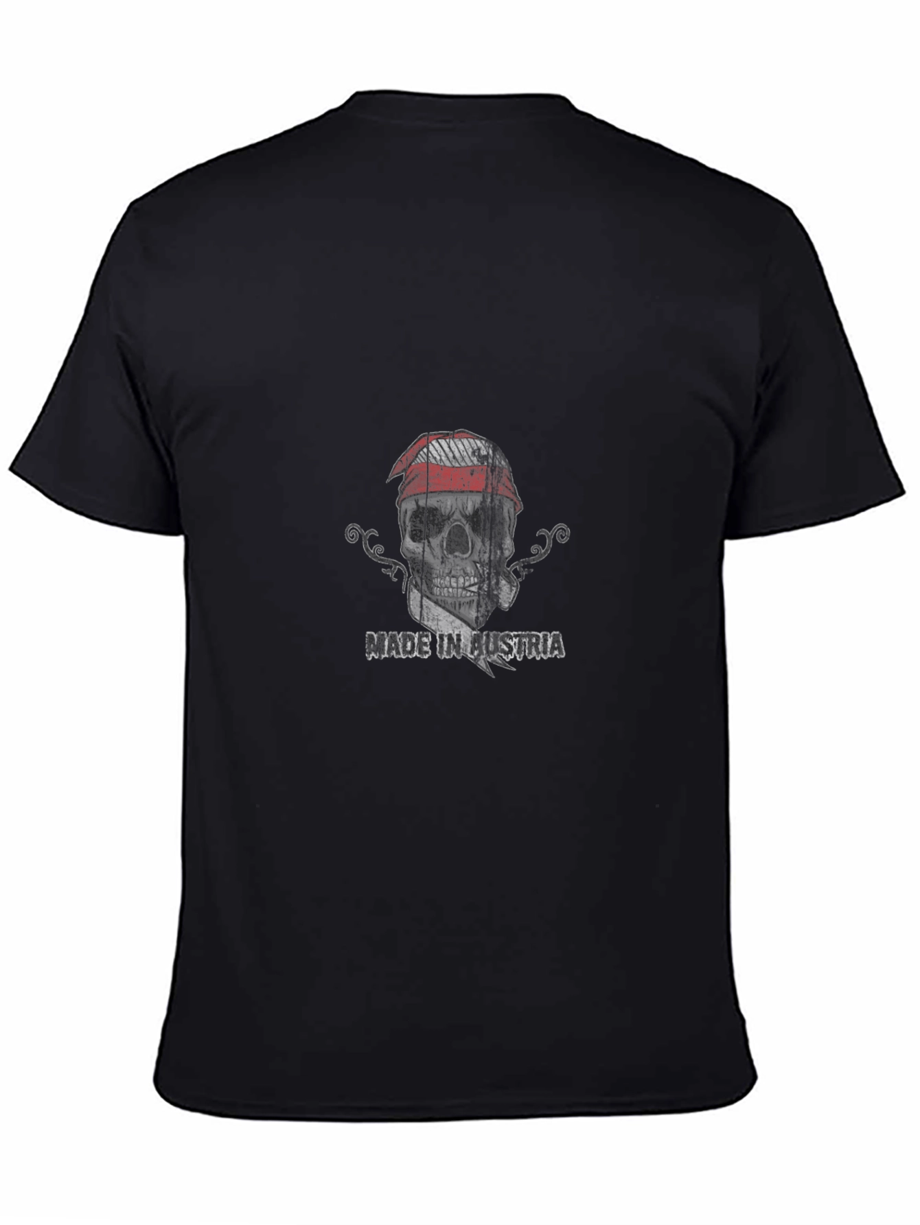 Austrian Flag Skull Graphic Tee