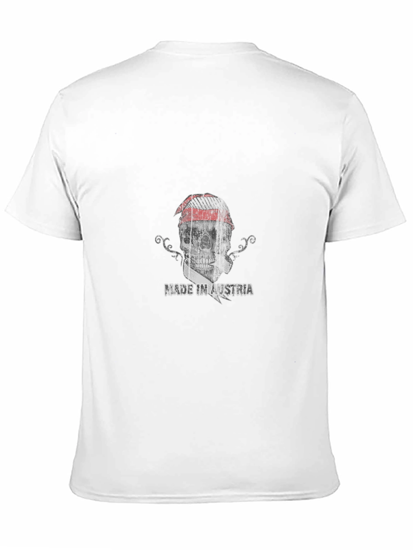Austrian Flag Skull Graphic Tee