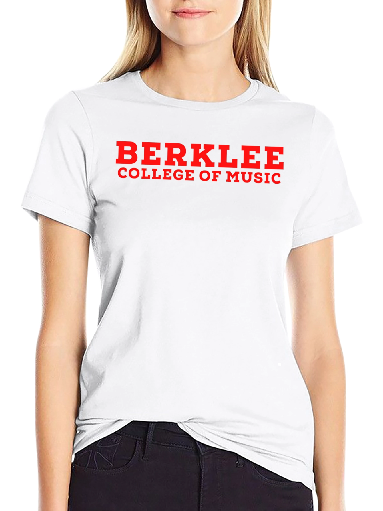 Berklee College of Music T-Shirt - Red on Black