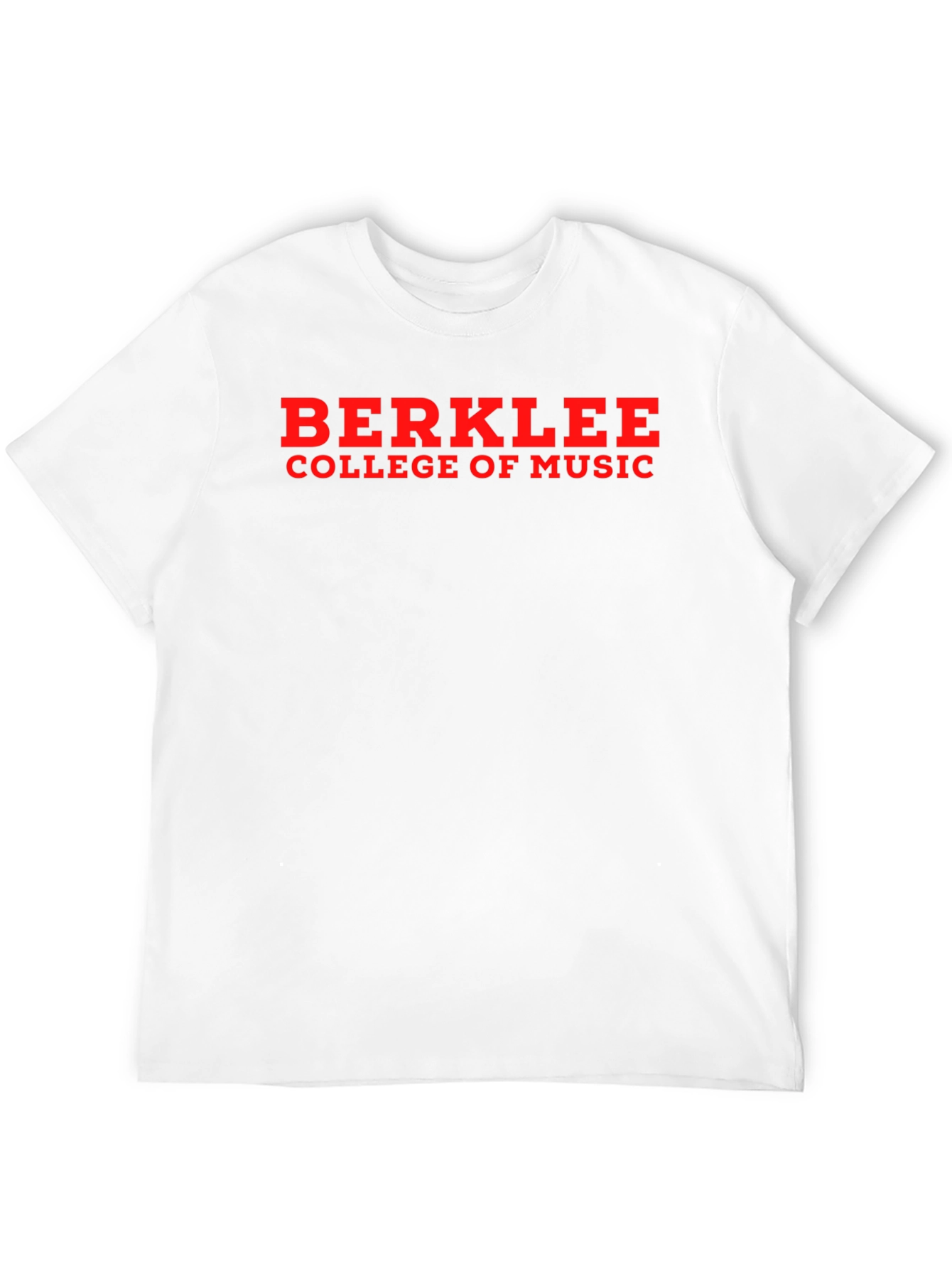 Berklee College of Music T-Shirt - Red on Black