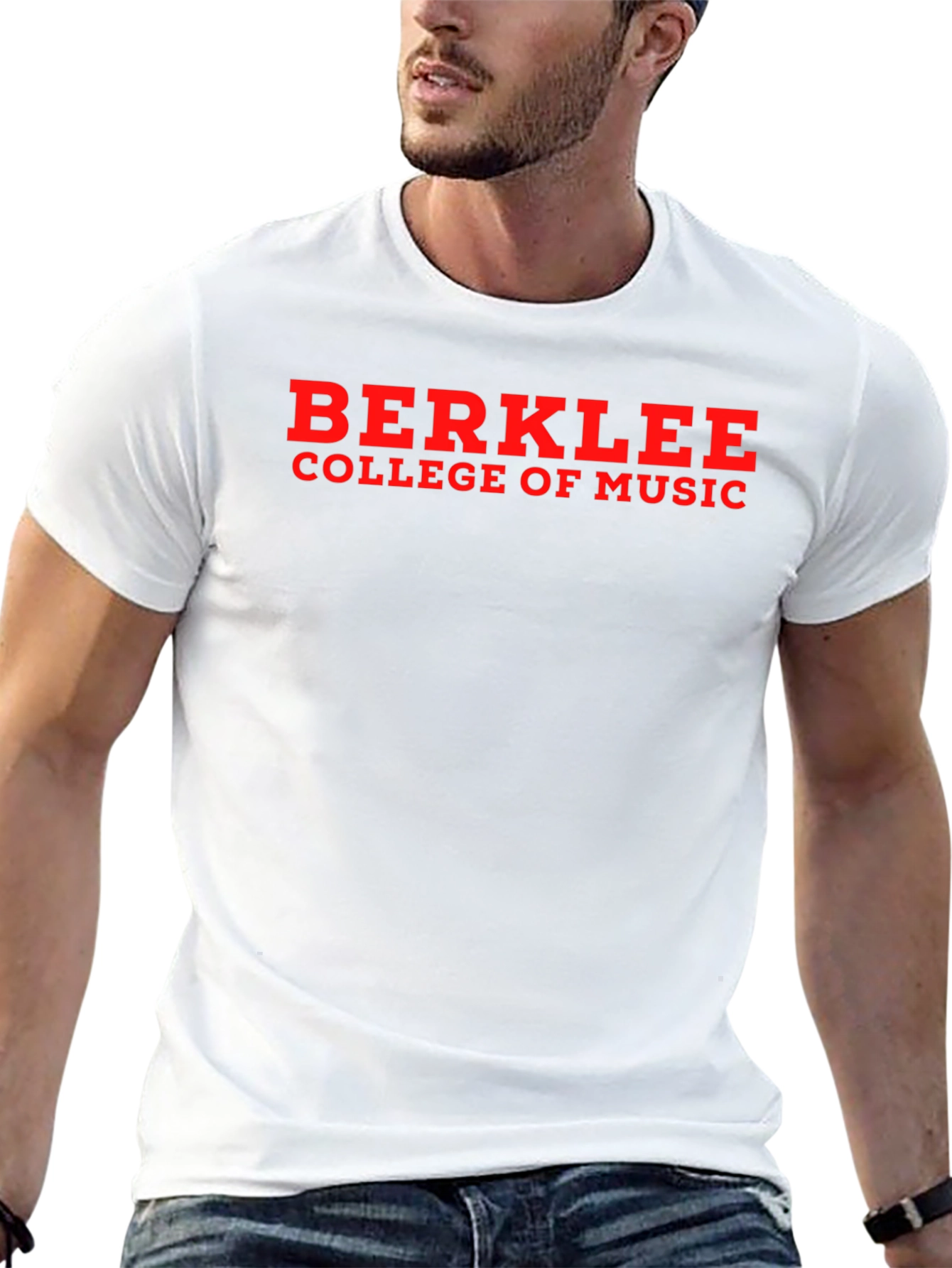 Berklee College of Music T-Shirt - Red on Black