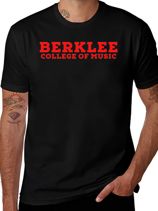 Berklee College of Music T-Shirt - Red on Black