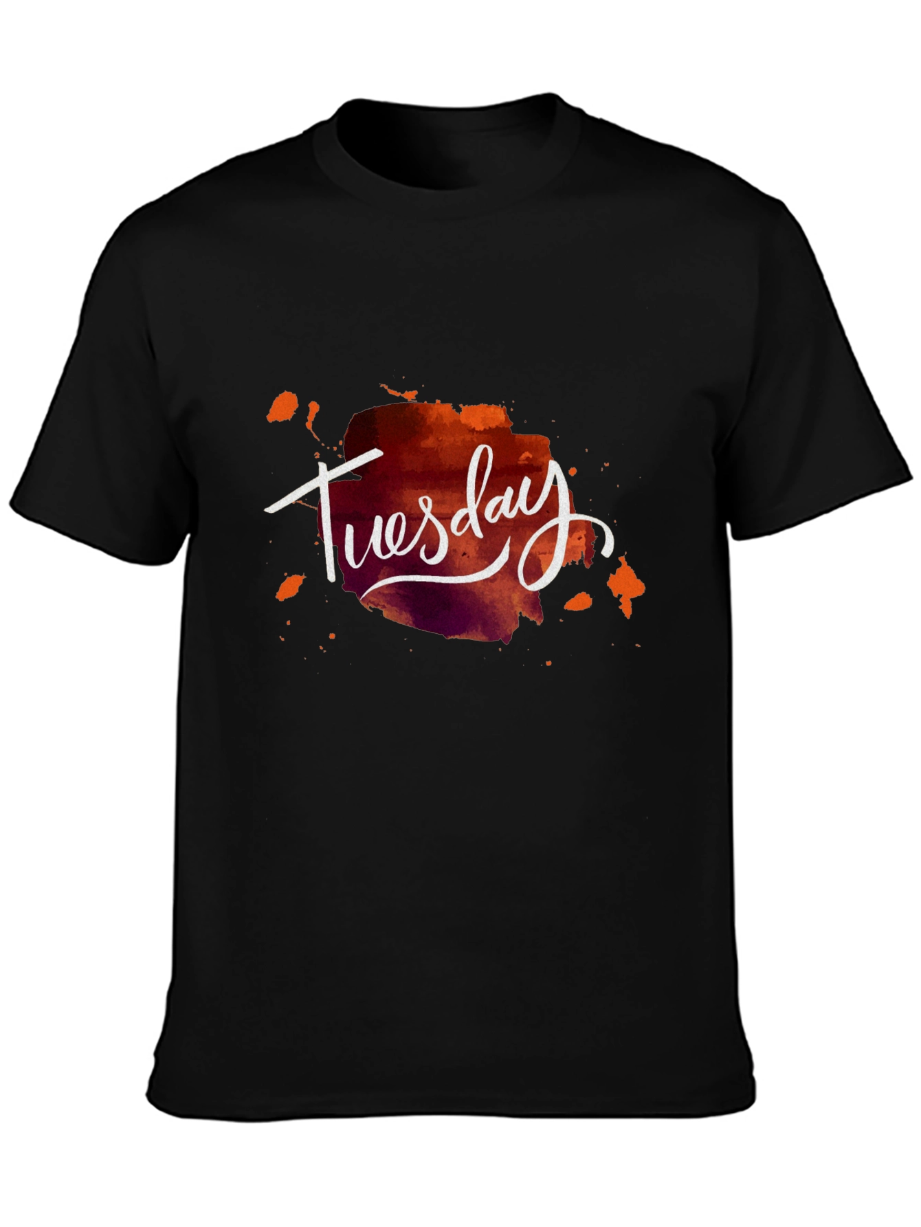 Tuesday Graphic Tee - Stylish Mens Black T-Shirt