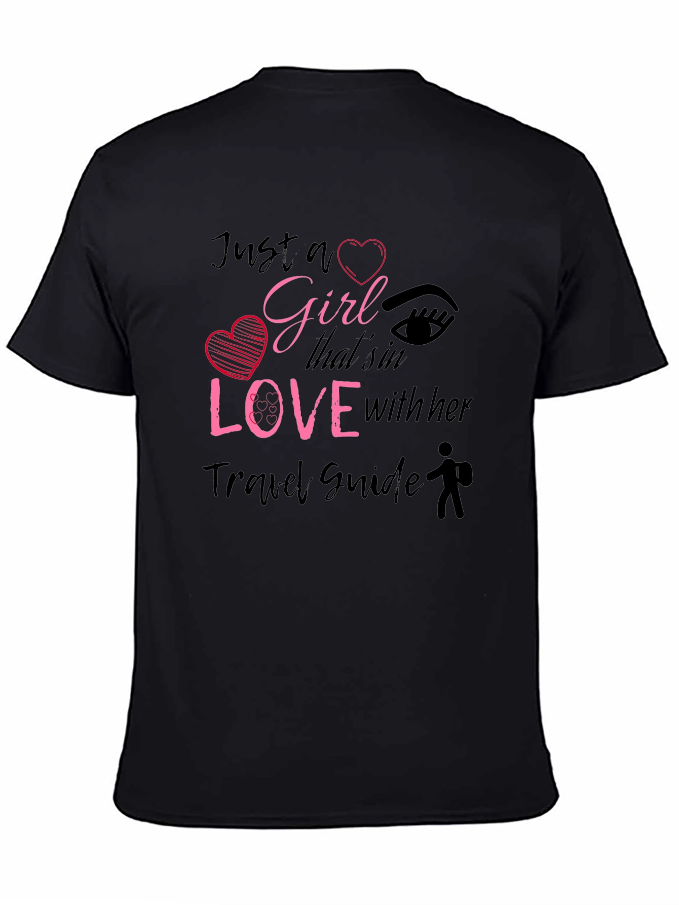 Just a Girl in Love With Travel Guide T-Shirt