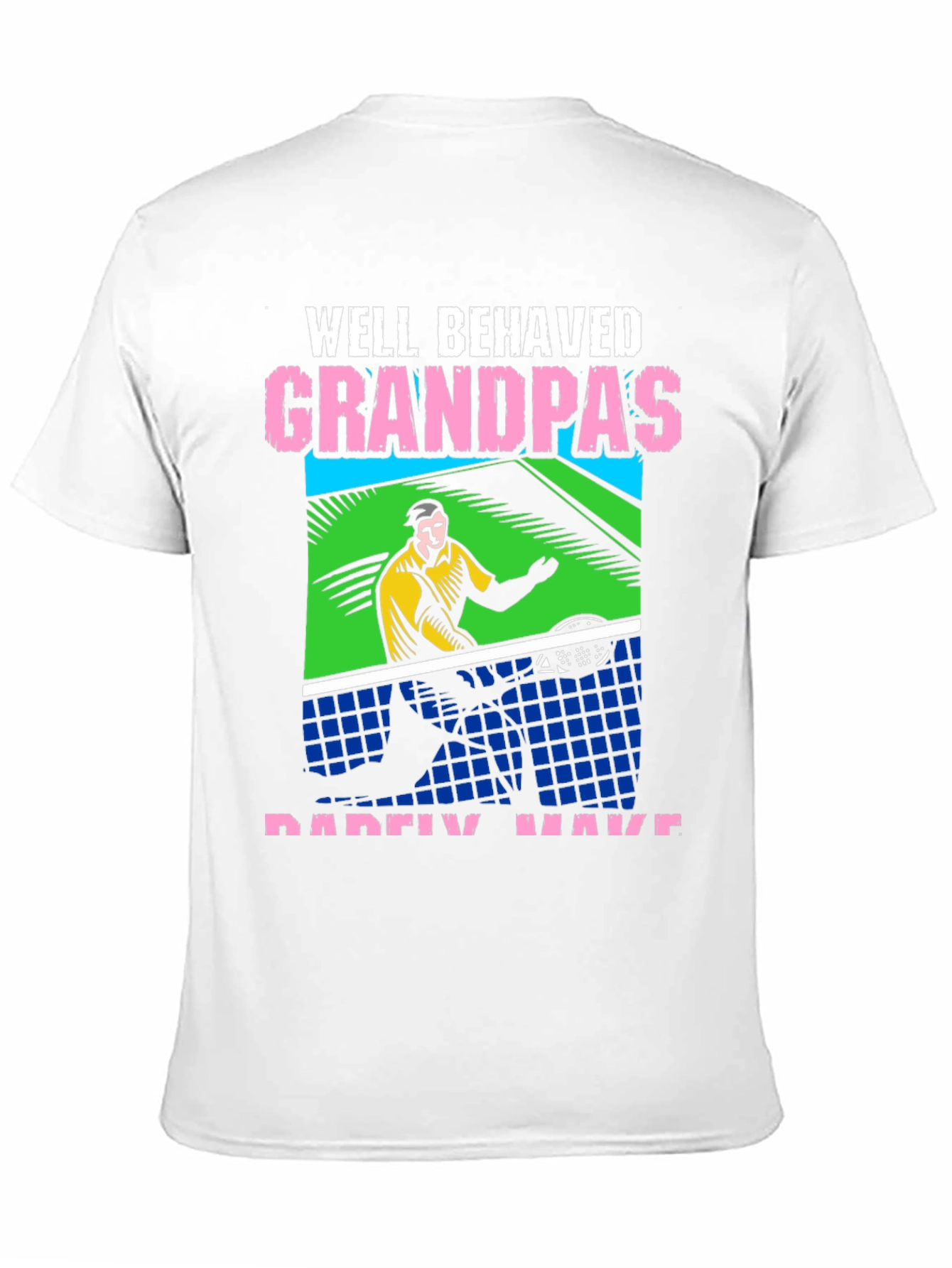 Well Behaved Grandpas Table Tennis T-Shirt
