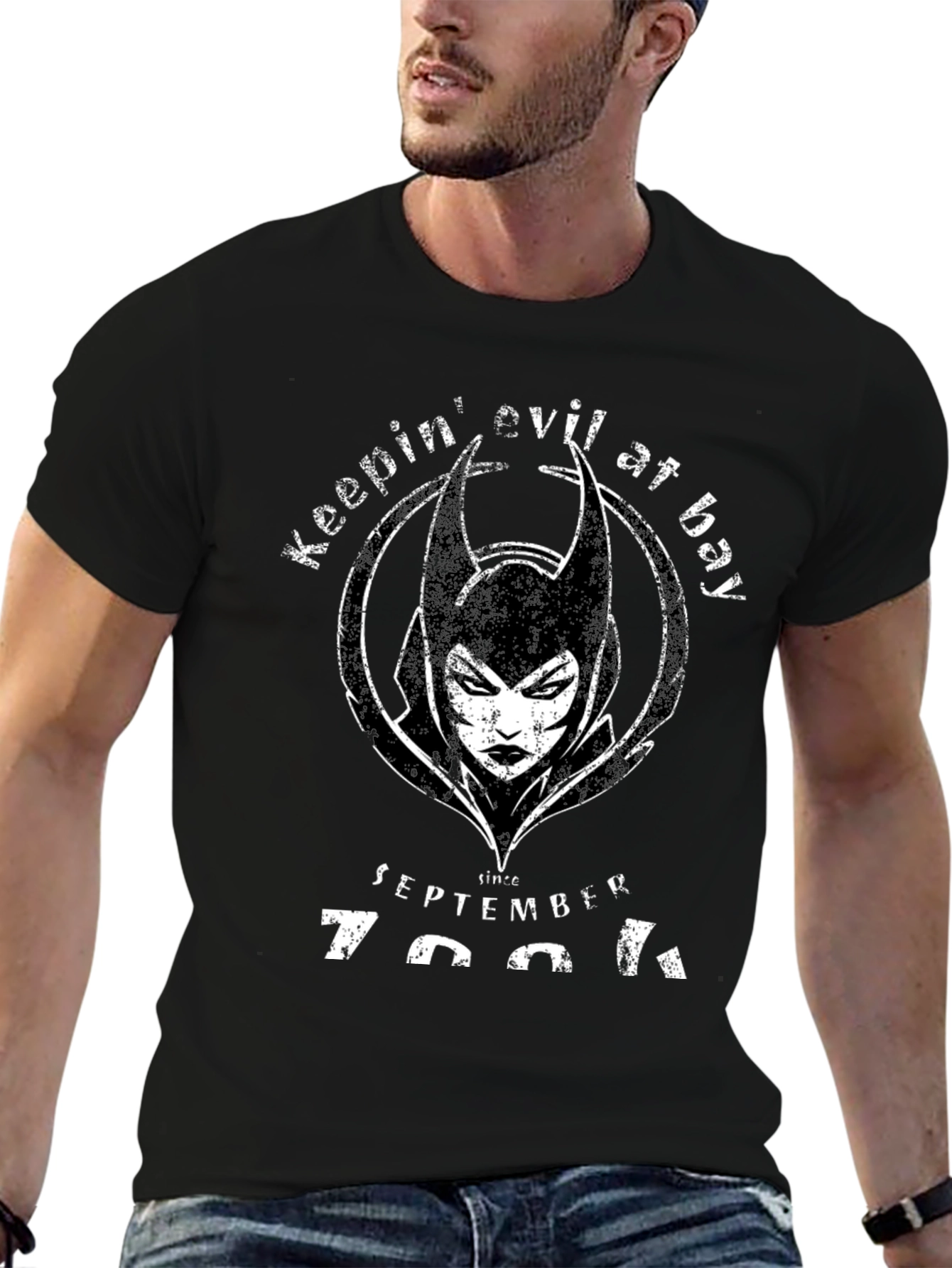 Keeping Evil at Bay Black T-Shirt