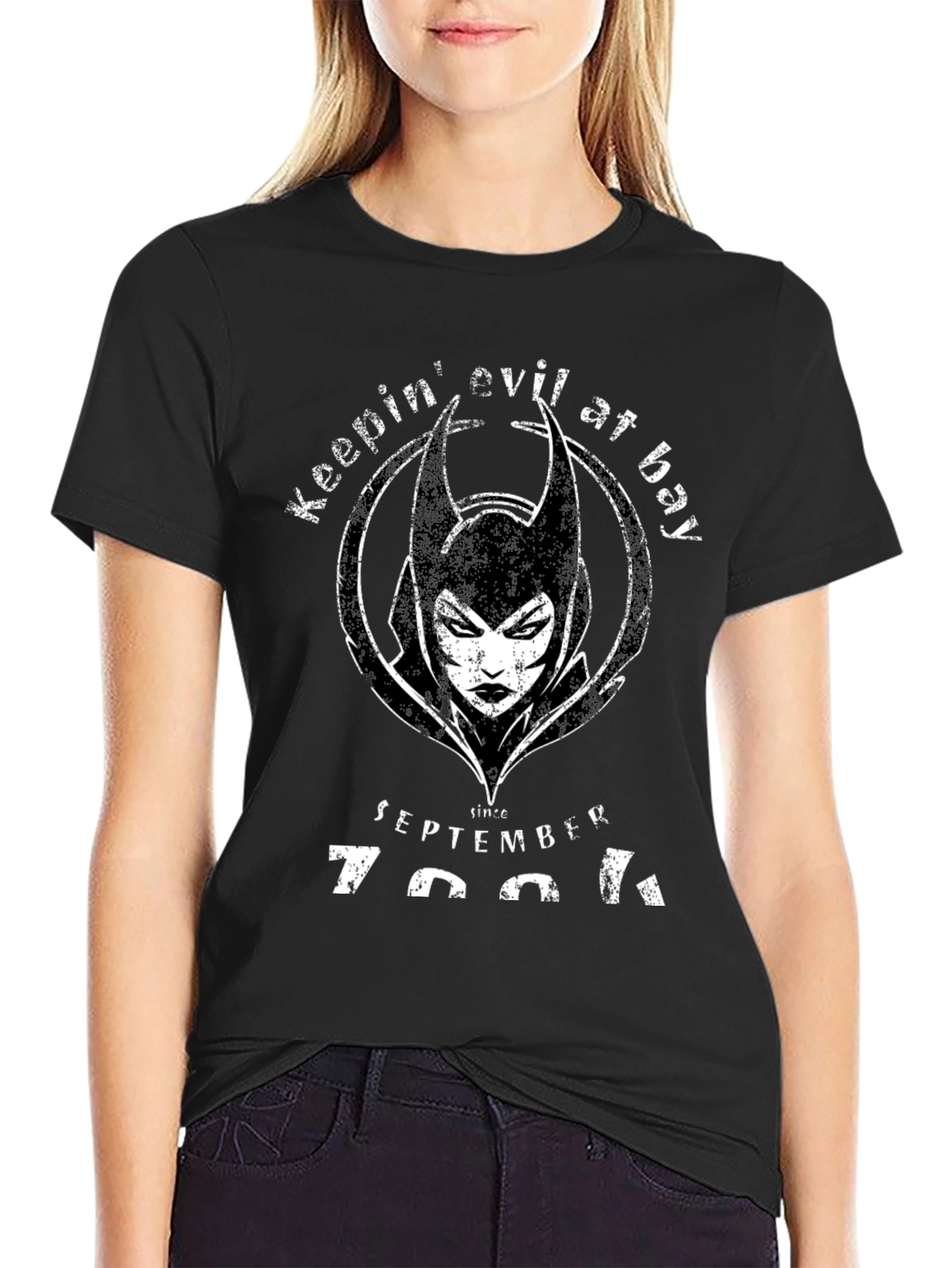 Keeping Evil at Bay Black T-Shirt