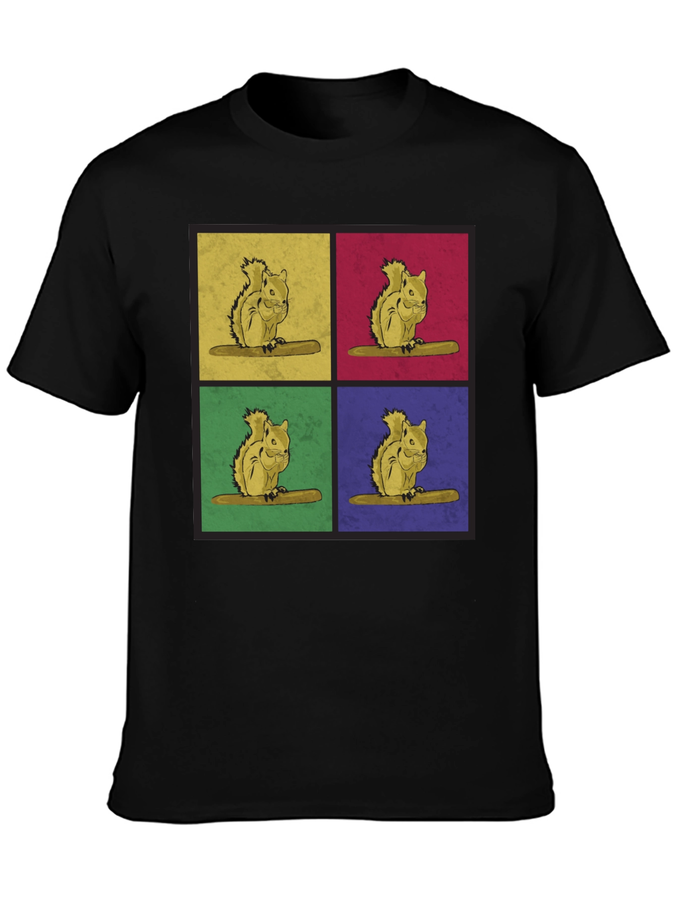 Pop Art Squirrel Graphic Tee
