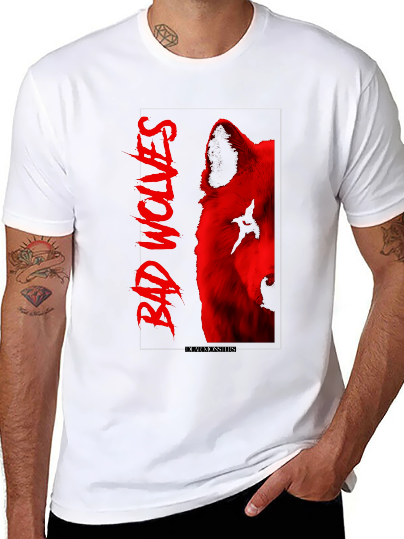 Bad Wolves T-Shirt - Dear Monsters Design
