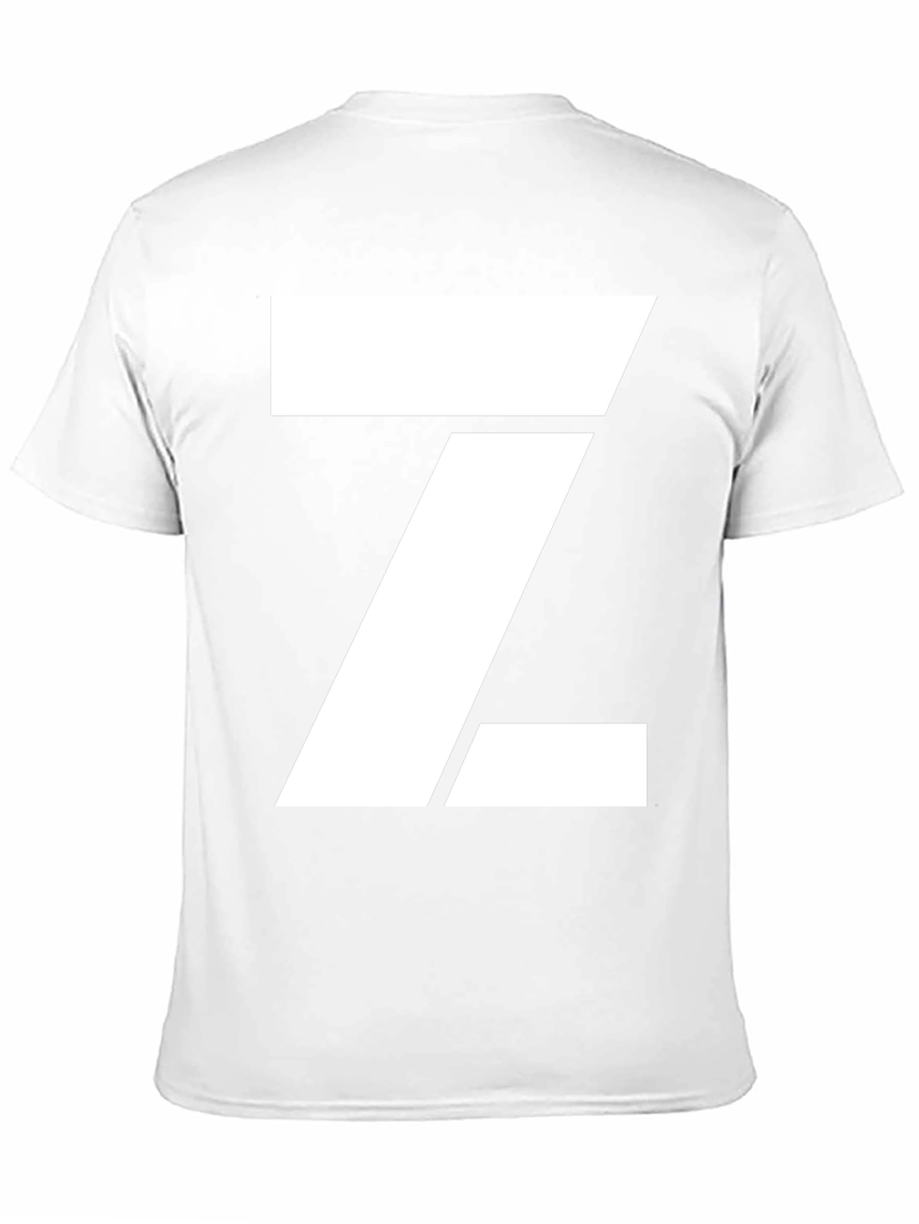 Modern Letter Z Graphic Tee - Stylish Black T-Shirt