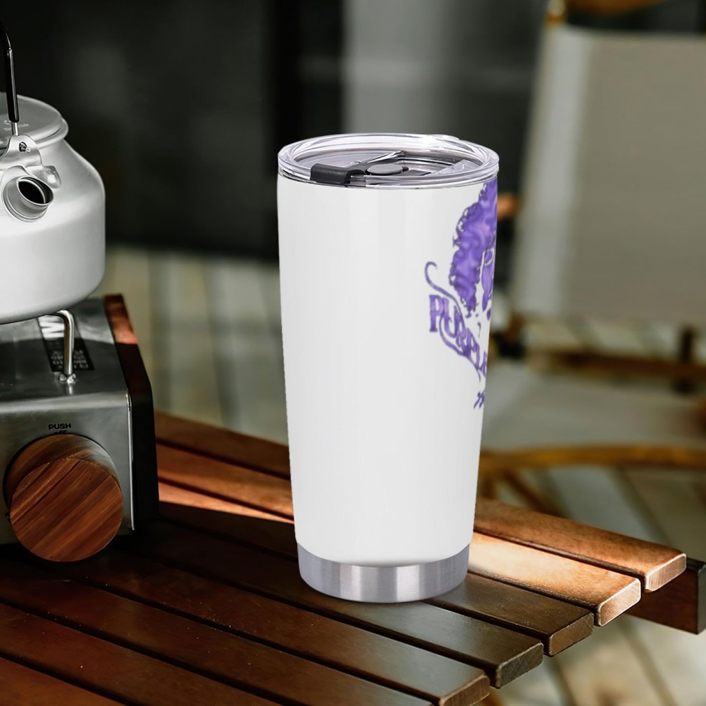 Reusable Insulated Graphic Tumbler - Stainless Steel Leak-Proof Drinkware