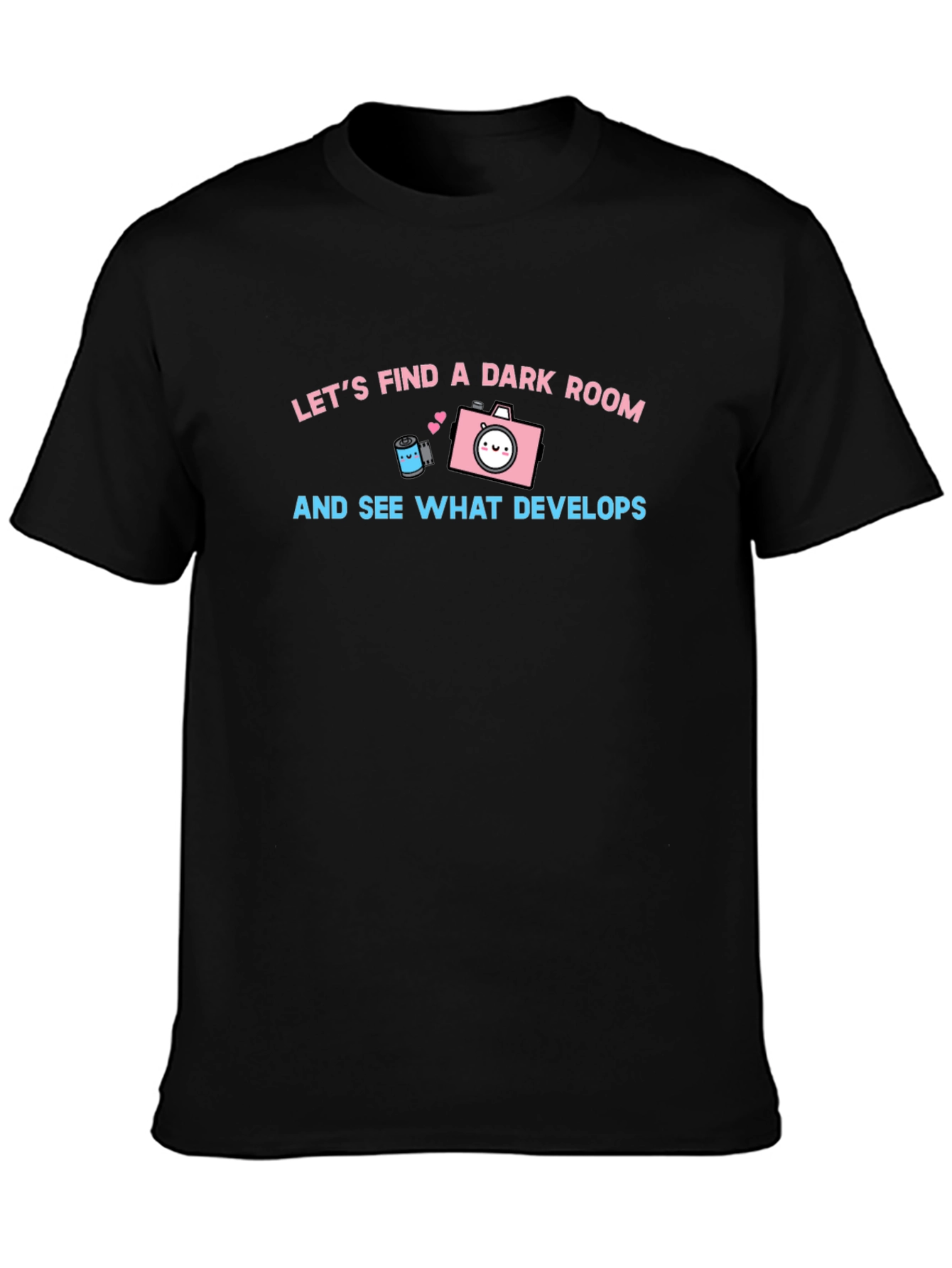 Find a Dark Room T-Shirt: Cute Camera Graphic Tee