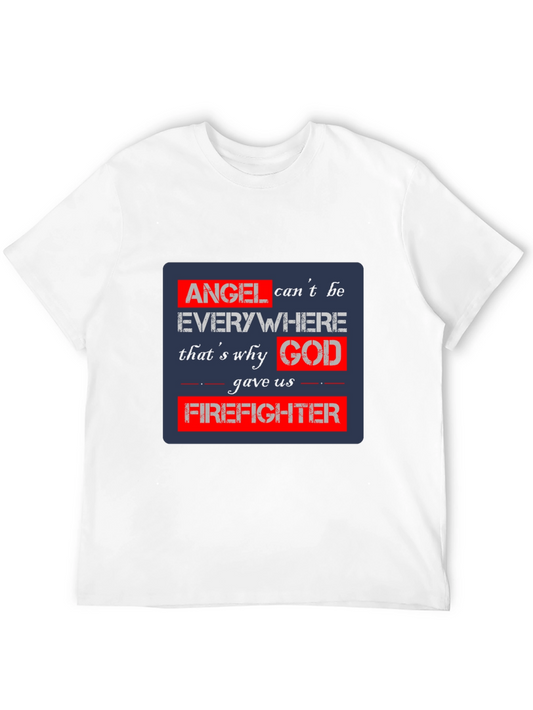 Firefighter Angel T-Shirt - Heroic Tribute