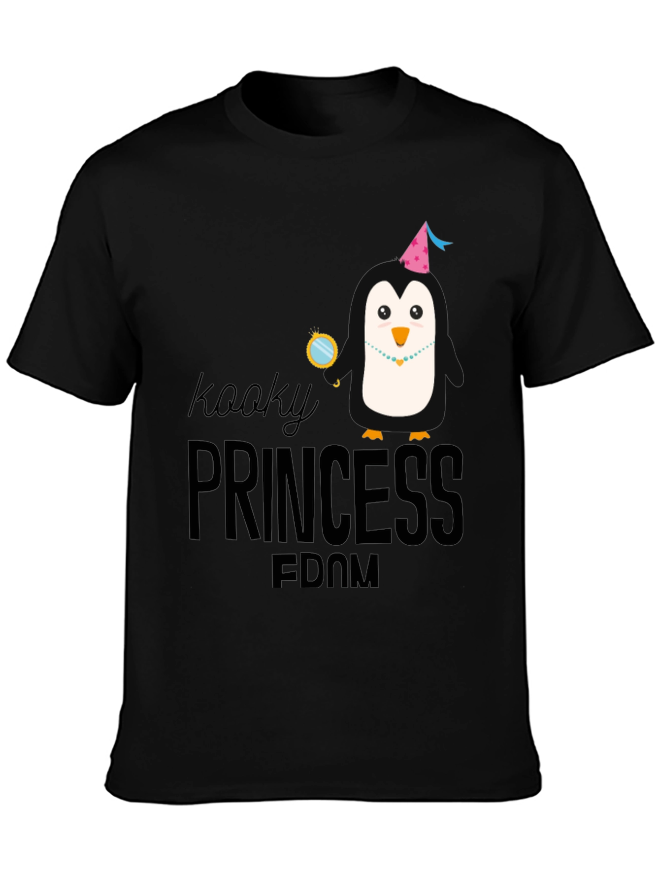 Kooky Princess-Dom Black T-Shirt
