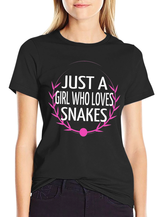 Just A Girl Who Loves Snakes T-Shirt