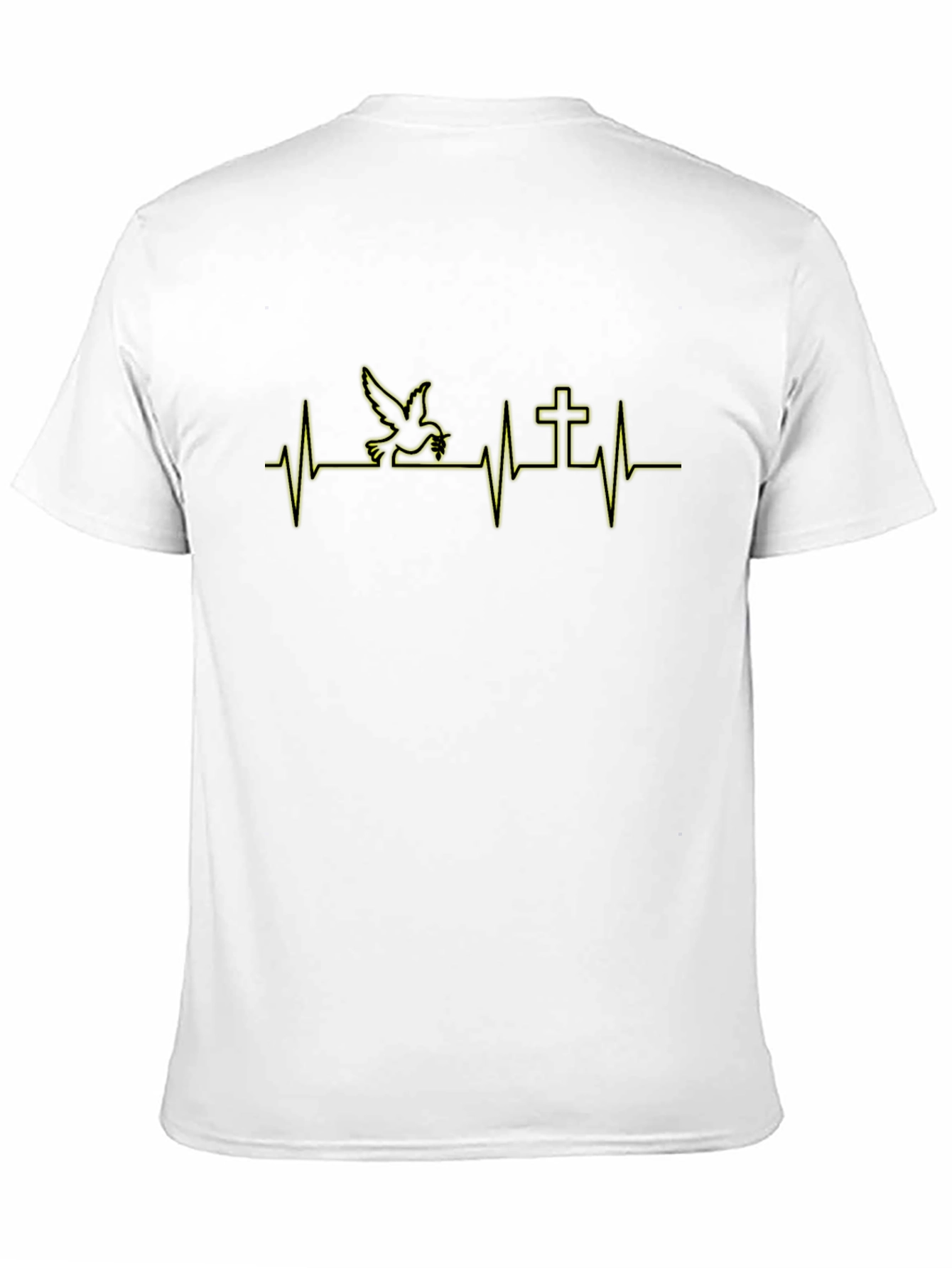 Dove and Cross Heartbeat T-Shirt