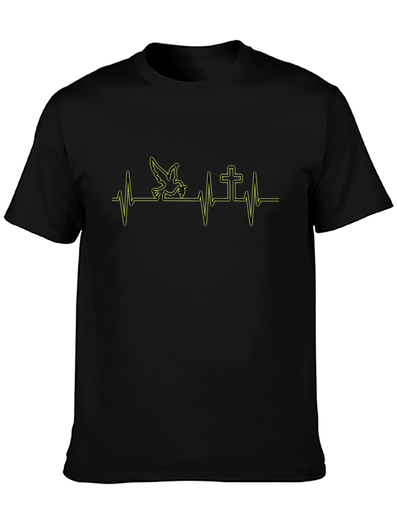 Dove and Cross Heartbeat T-Shirt