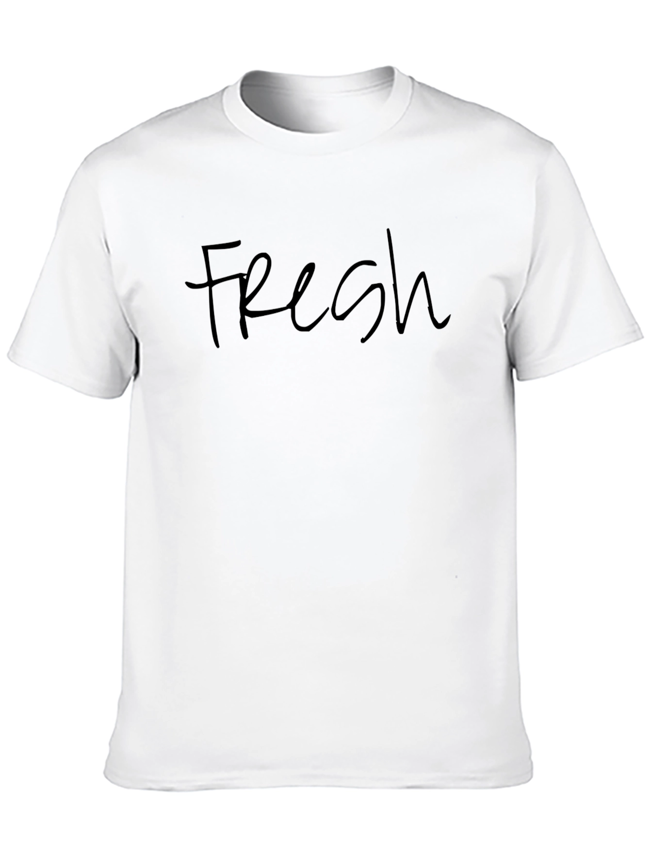 Fresh Graphic Tee - Black Casual Shirt