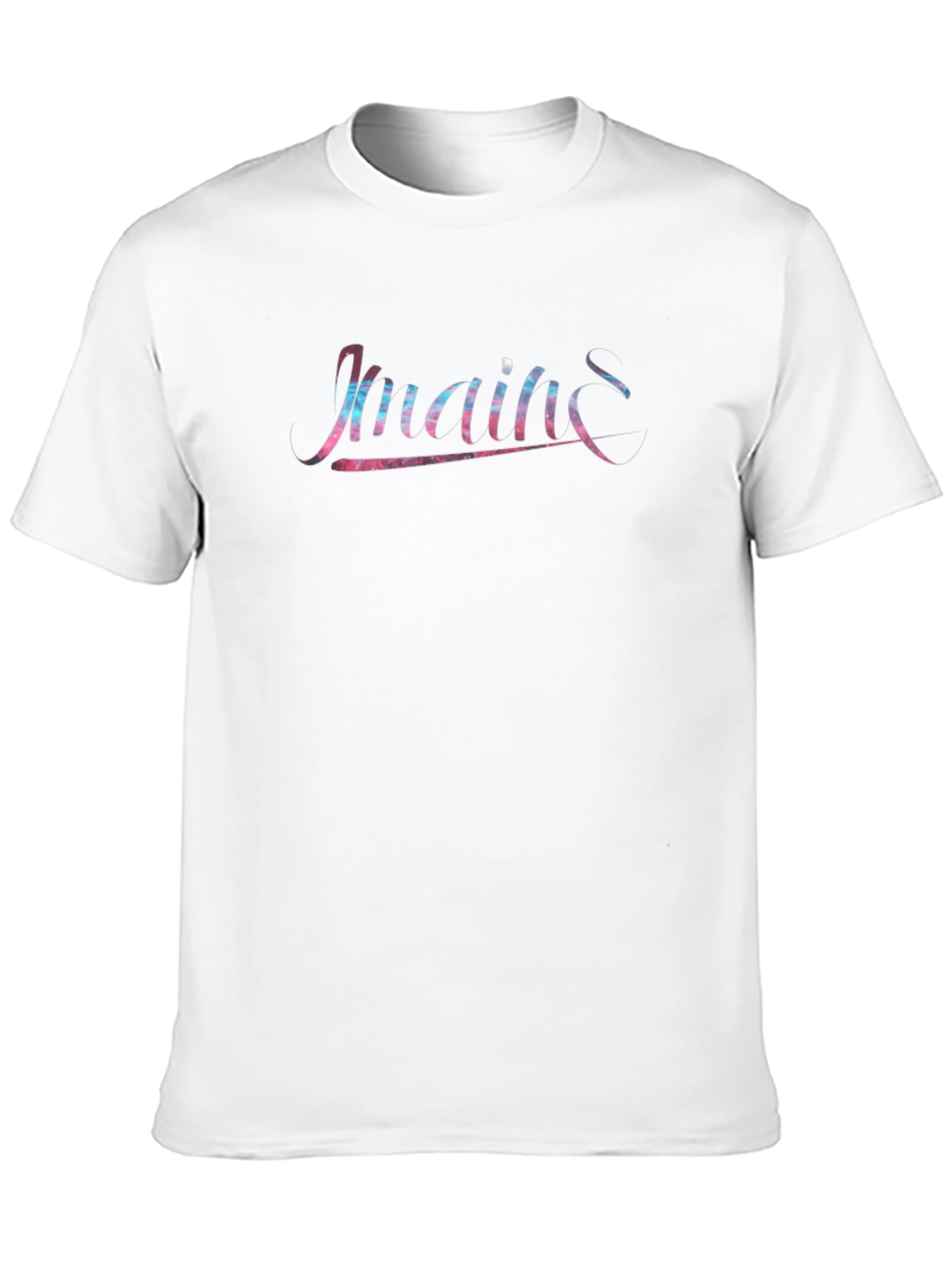 Maine Script Graphic Black T-Shirt