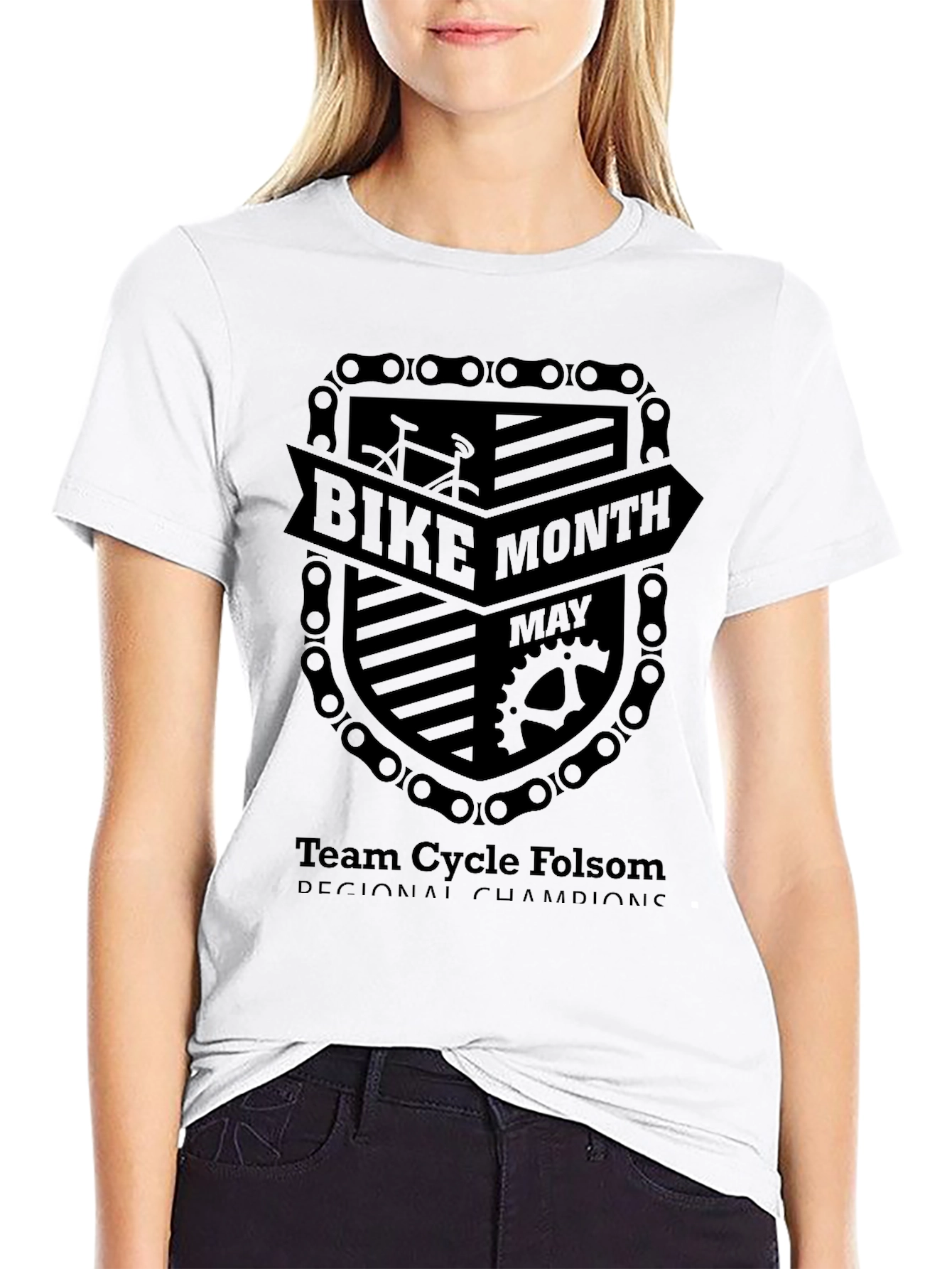 Bike Month T-Shirt - Team Cycle Folsom