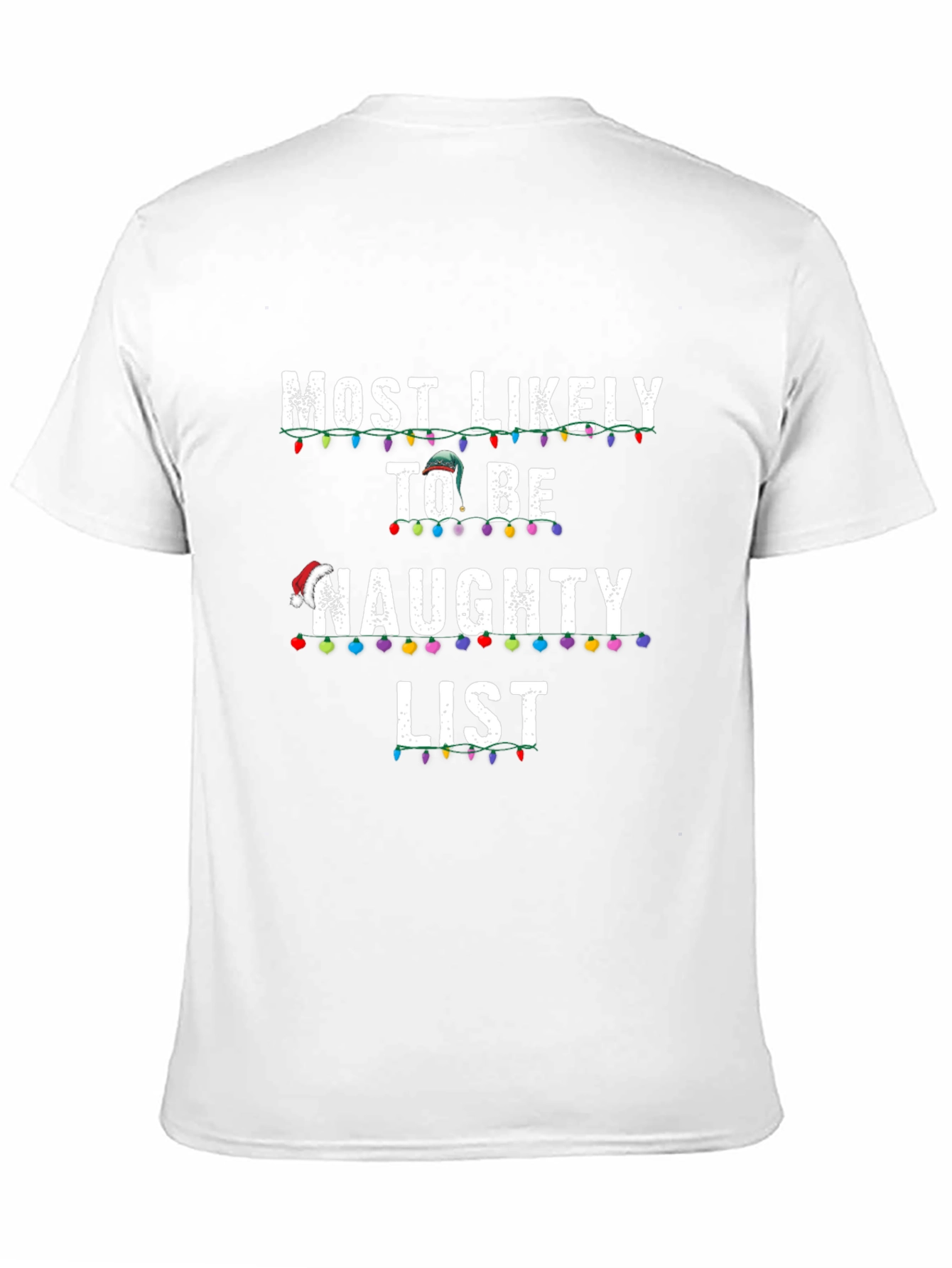 Naughty List Christmas Tee