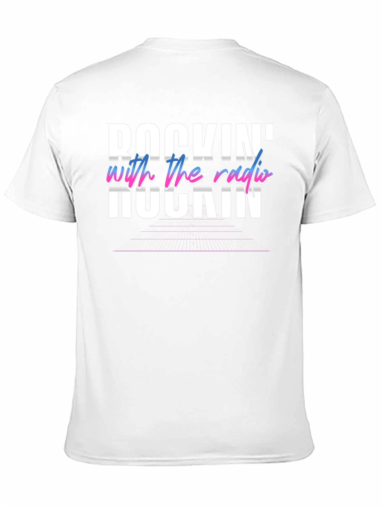 Rockin With the Radio Black Graphic Tee