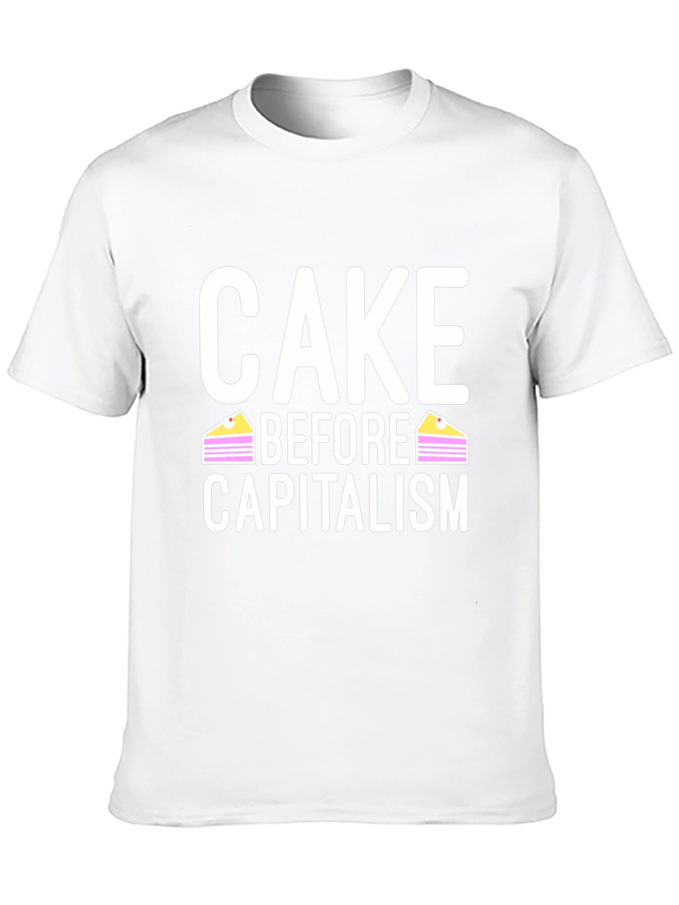 Cake Before Capitalism Black T-Shirt