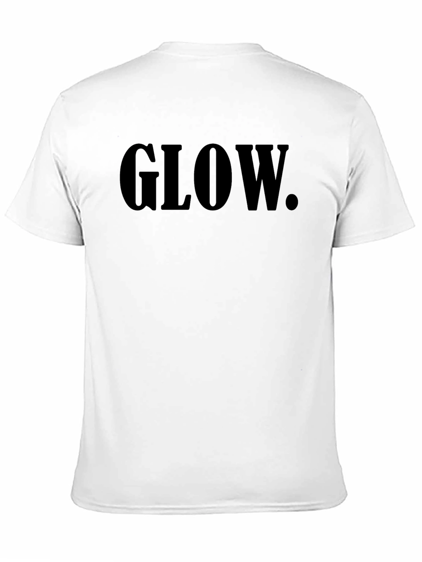 Glow Graphic Tee - Stylish Black Cotton T-Shirt