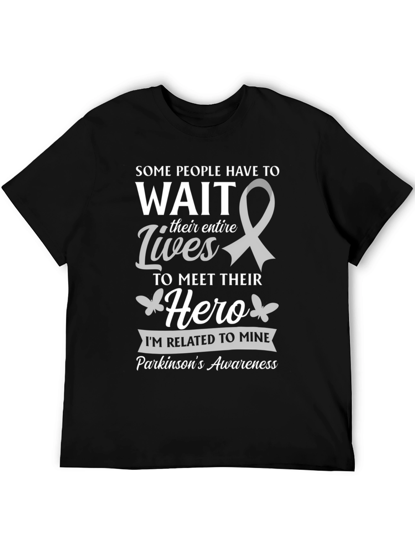 Parkinsons Awareness T-Shirt Hero Related