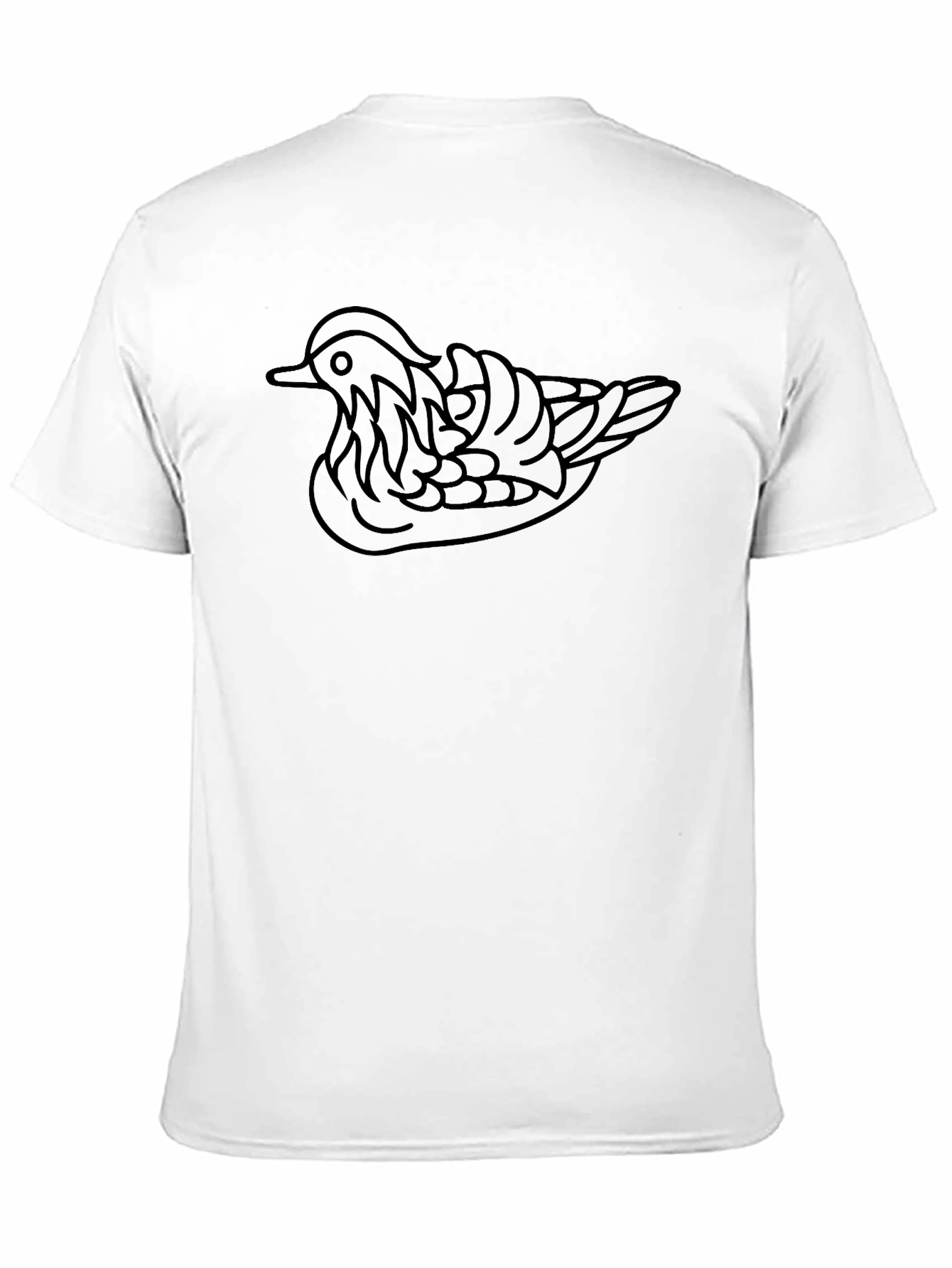 Black Duck Outline Graphic T-Shirt