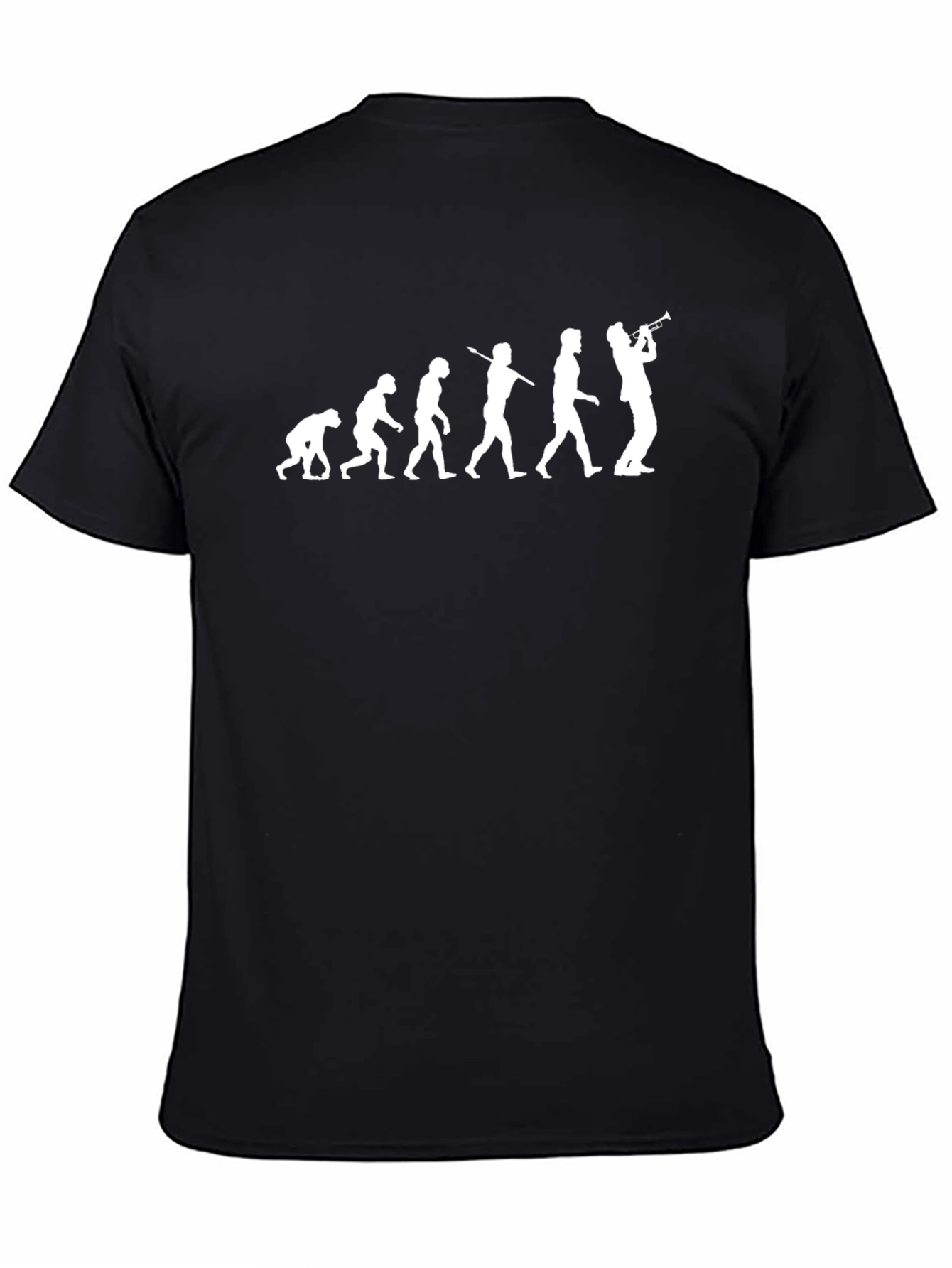 Evolution of Music Black T-Shirt