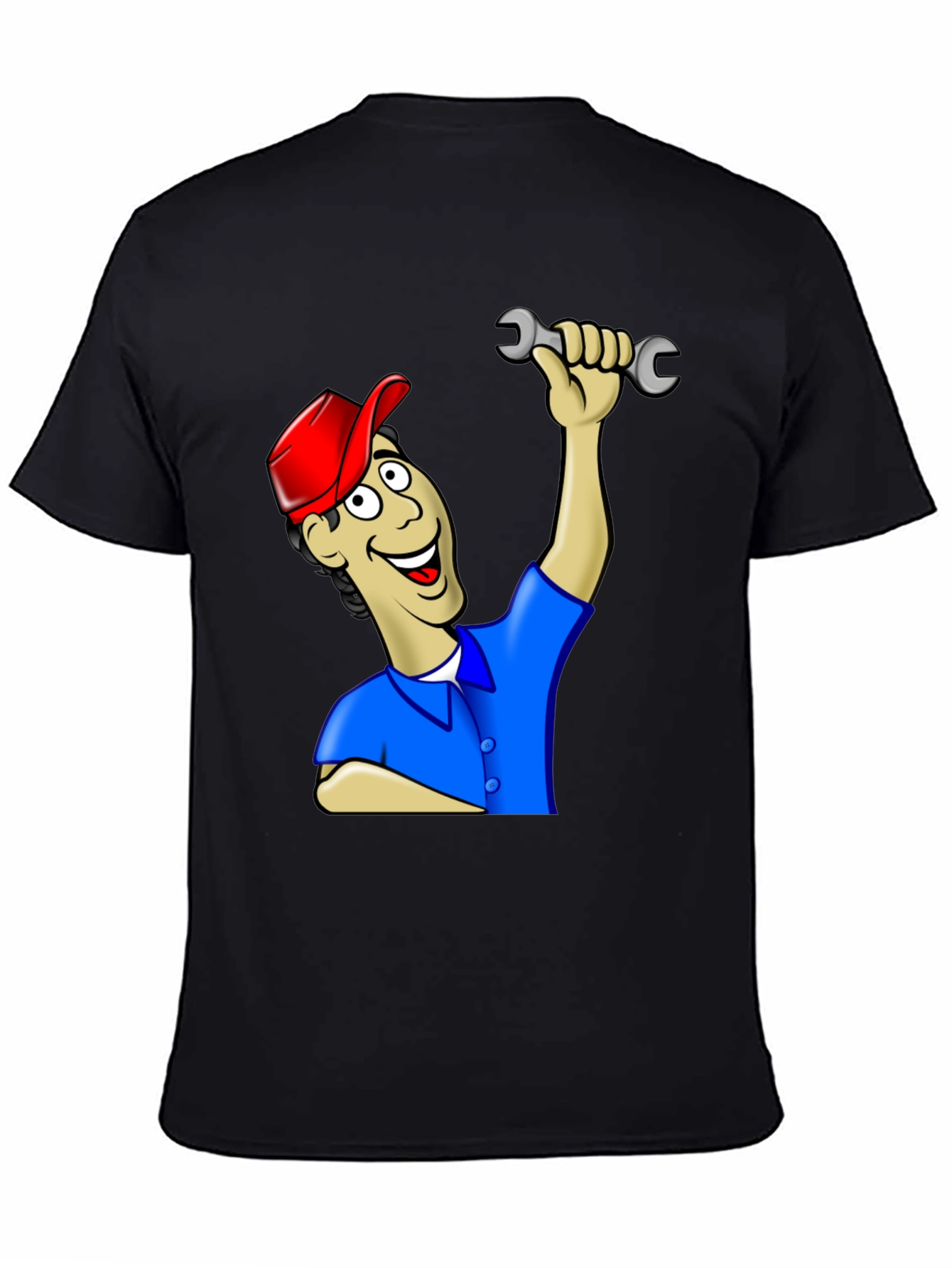 Cartoon Mechanic T-Shirt