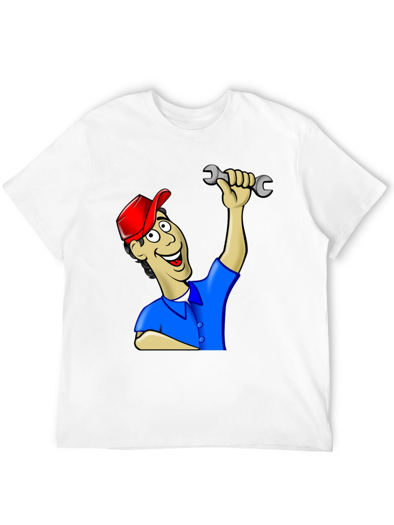 Cartoon Mechanic T-Shirt